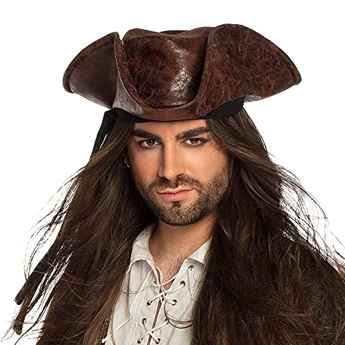 boland-headwear-piratenhut-neptun-erwachsene-59-cm-schwarz image 7