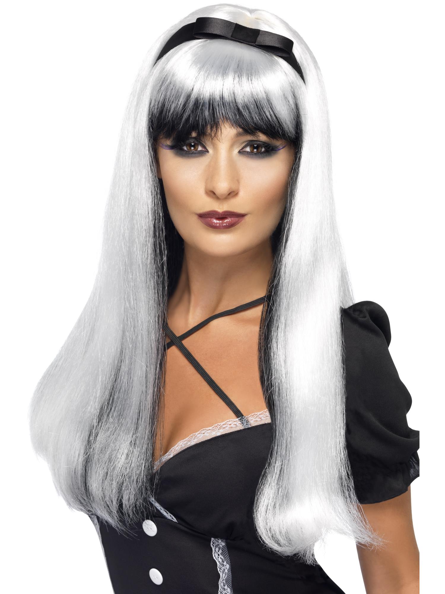 smiffys-fever-per-cke-bewitching-rot-schwarz-mit-schleife image 1