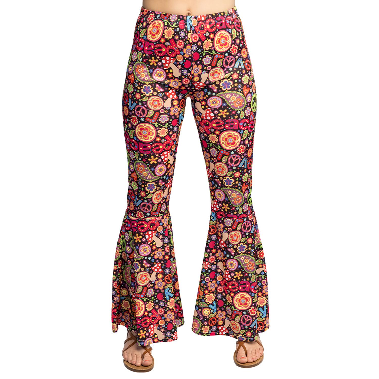 boland-flower-power-schlaghose-herren-l-xl-retro image 1