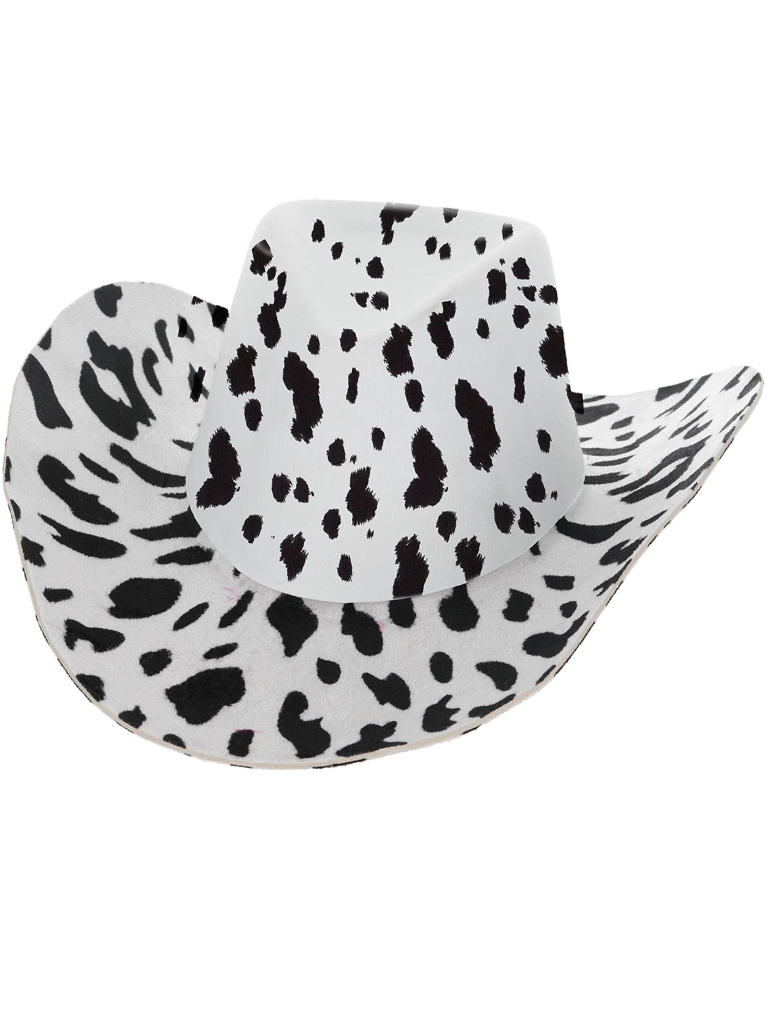 smiffys-fever-cowboyhut-kuh-print-schwarz-wei-hut image 3