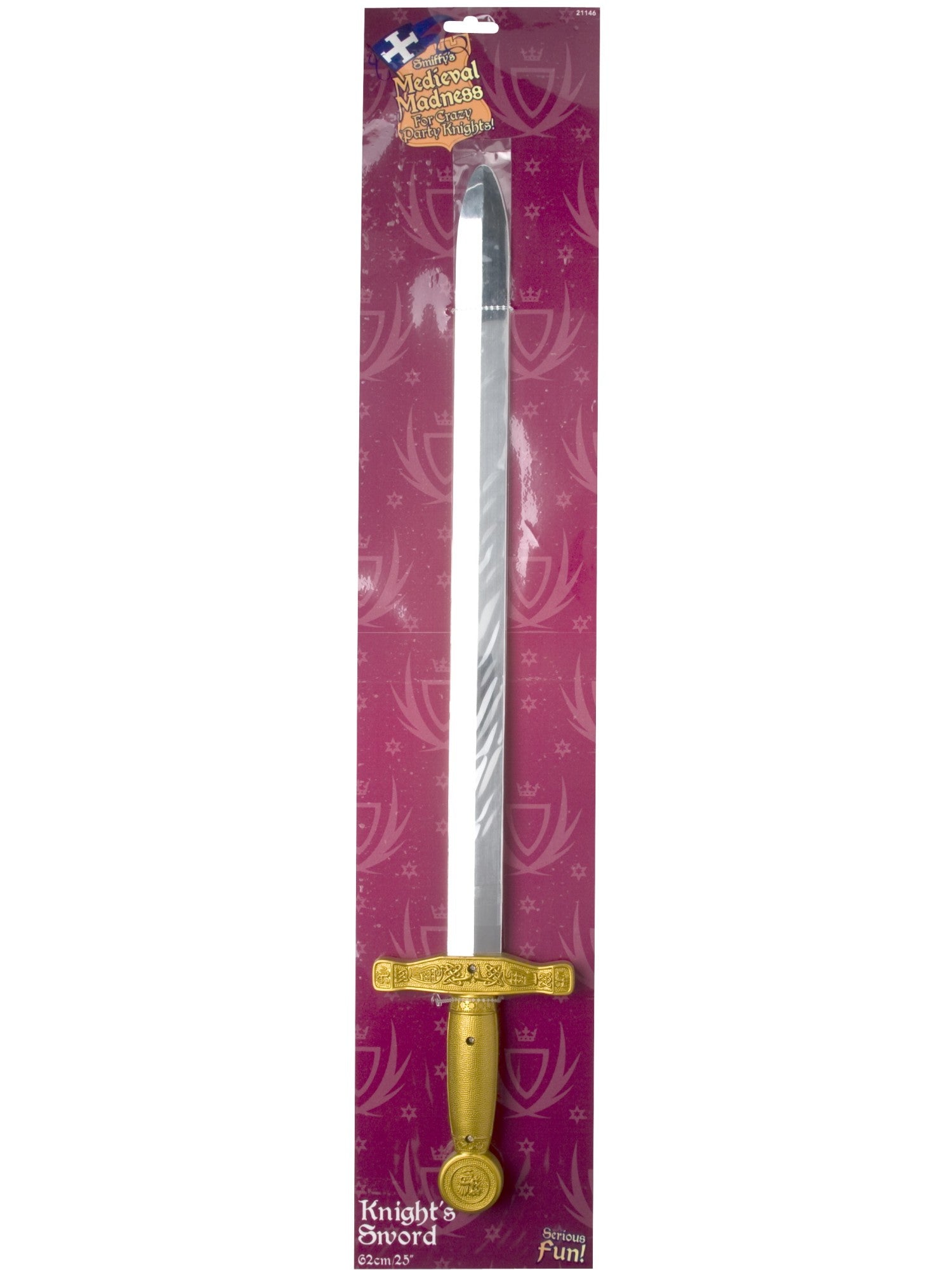 smiffys-fever-ritterschwert-62cm-silber-gold image 3