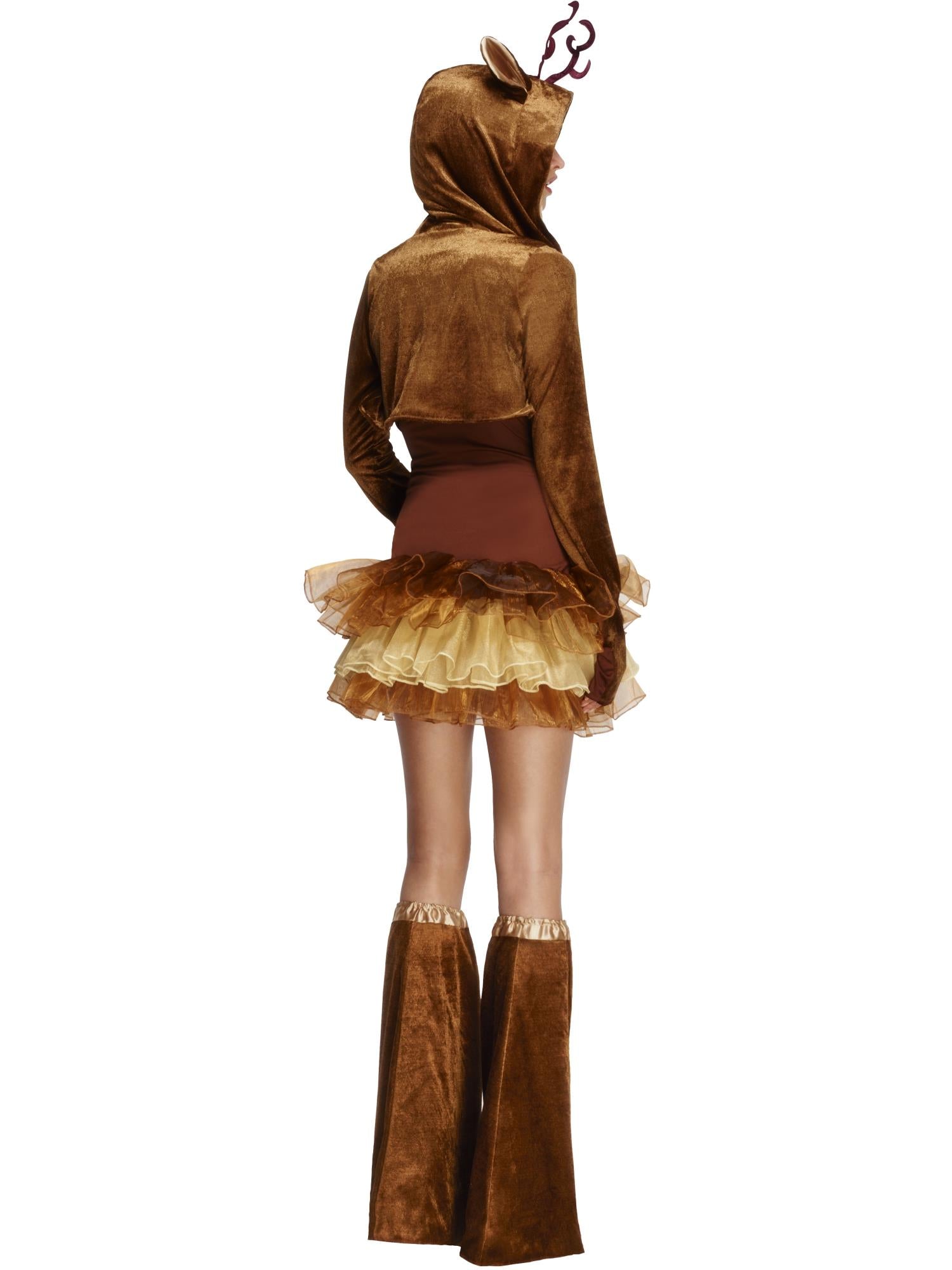 smiffys-fever-rentier-tutu-kost-m-damen-braun image 2