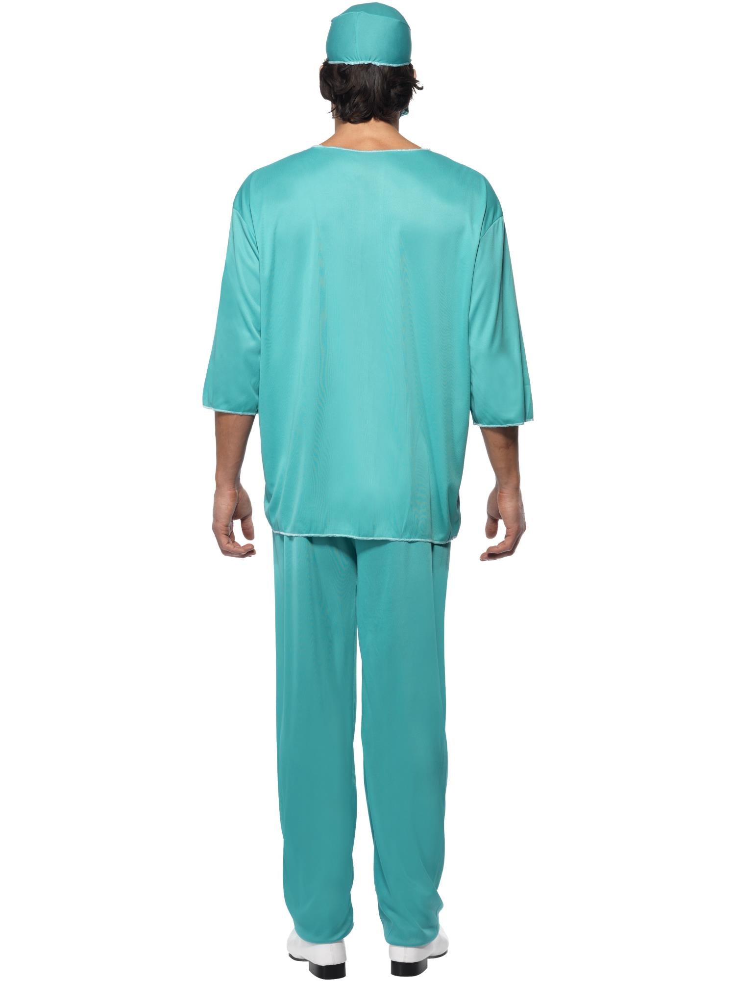 smiffys-fever-surgeon-arzt-kost-m-herren-t-rkis-4-tlg image 2
