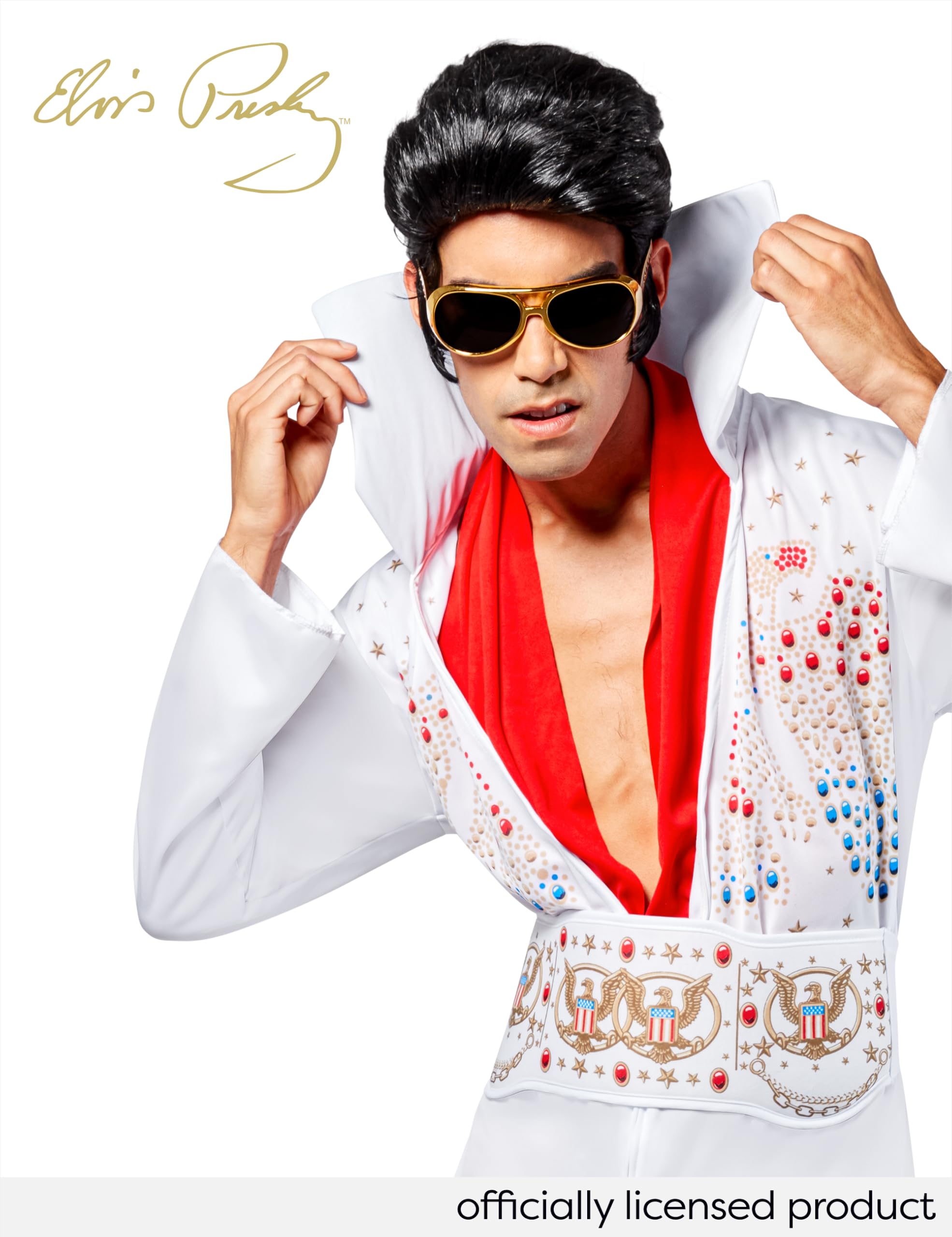 rubie-s-deluxe-elvis-presley-kost-m-wei-gr-m image 2