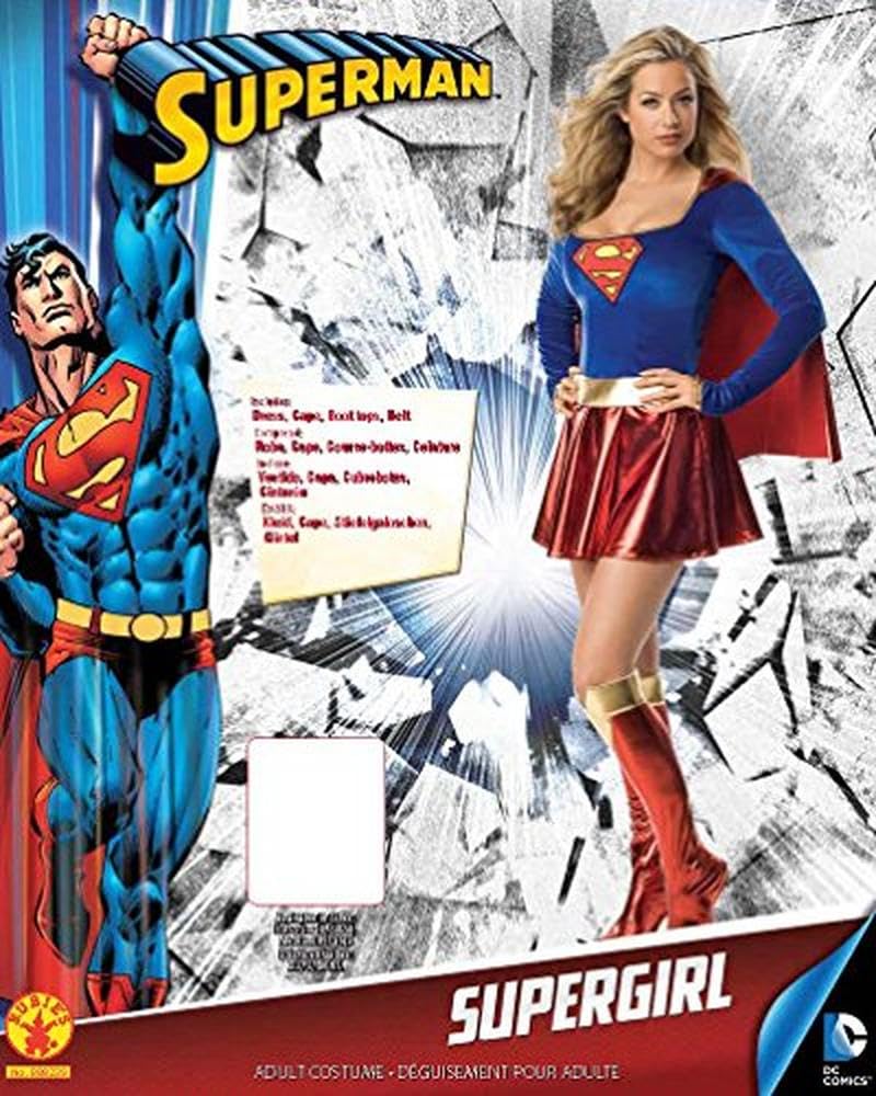 rubie-s-deluxe-supergirl-damenkost-m-bergr-e-kleid image 5
