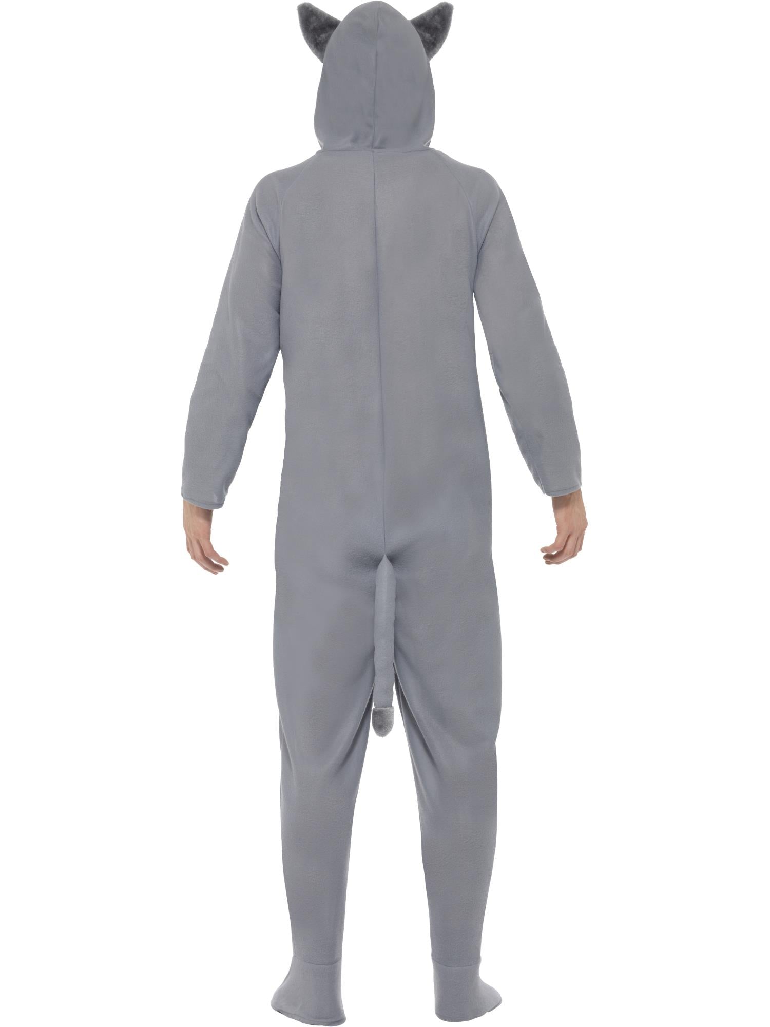 smiffys-fever-wolf-kost-m-grau-overall-mit-kapuze image 2