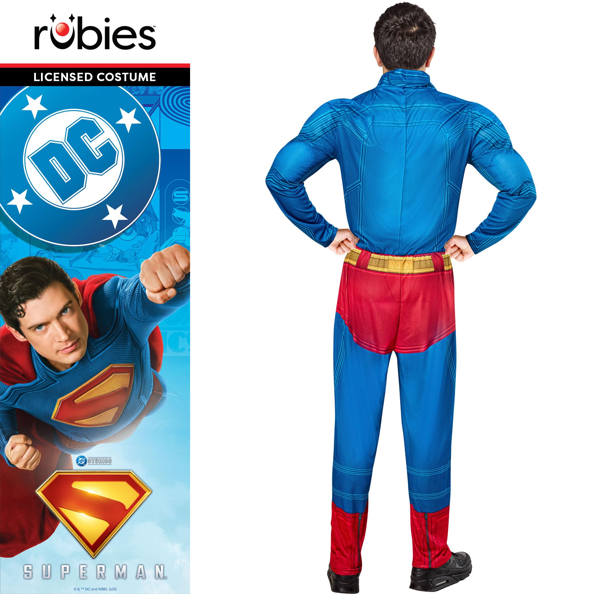 rubie-s-deluxe-superman-kost-m-erwachsene-m-superheld image 5