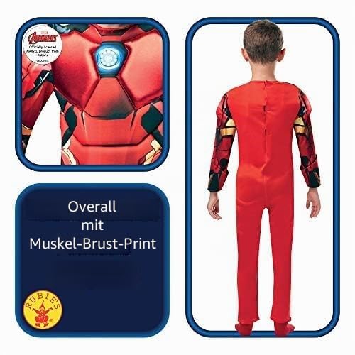 rubie-s-deluxe-iron-man-kost-m-kinder-s-avengers image 6