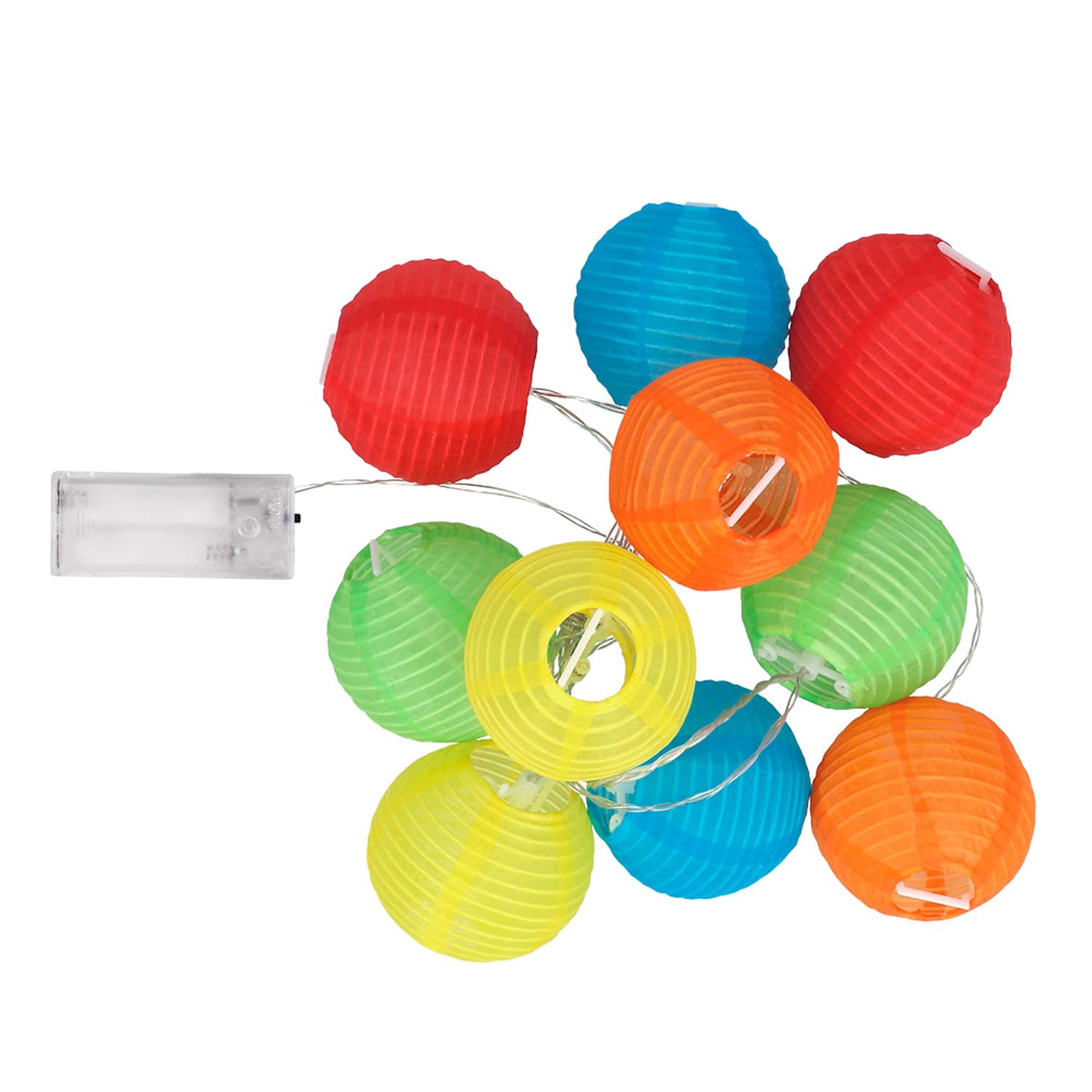 boland-led-lichterkette-papierlaternen-185-cm-bunt image 2