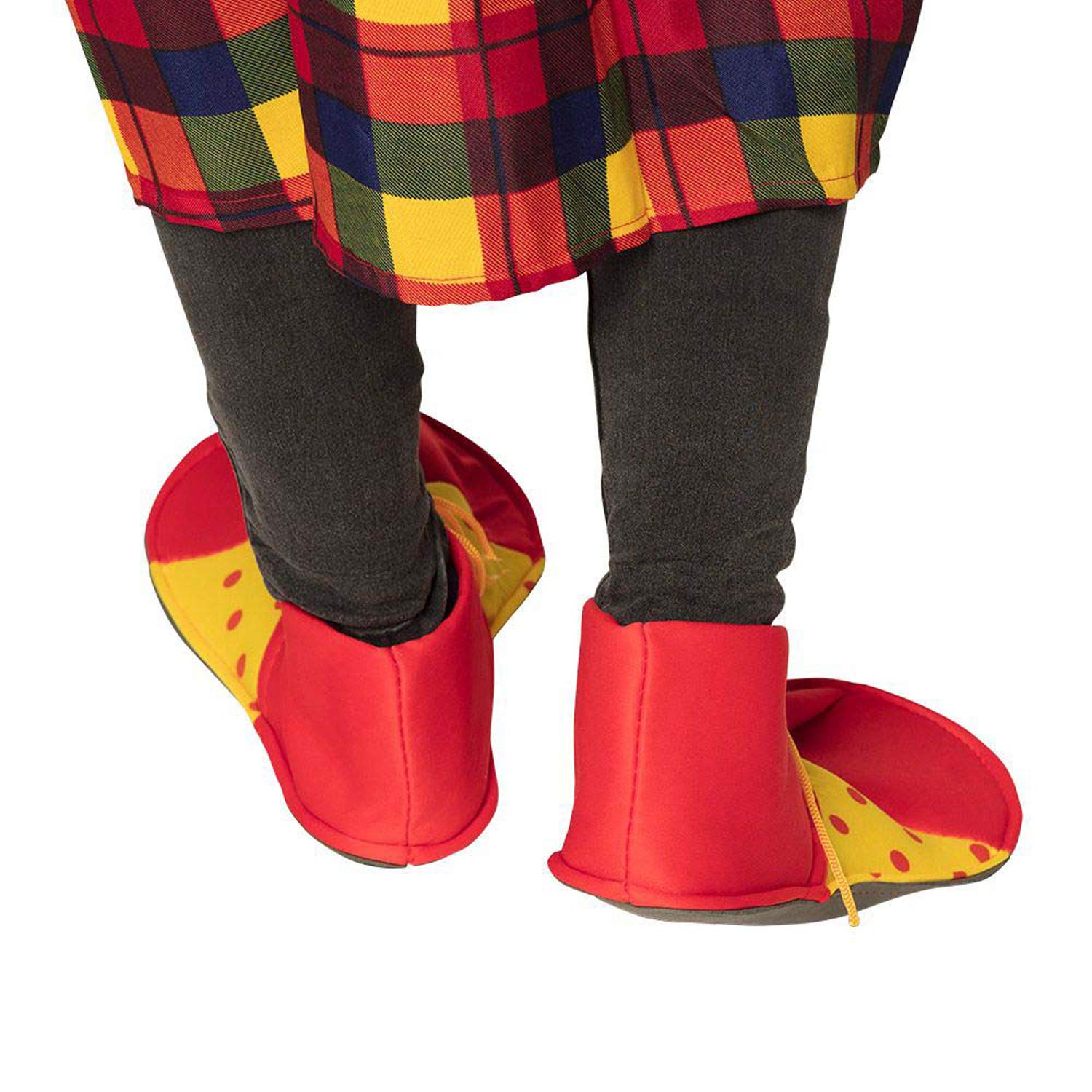 boland-clown-schuhe-stoff-xxl-rot-gelb-berzieher image 3