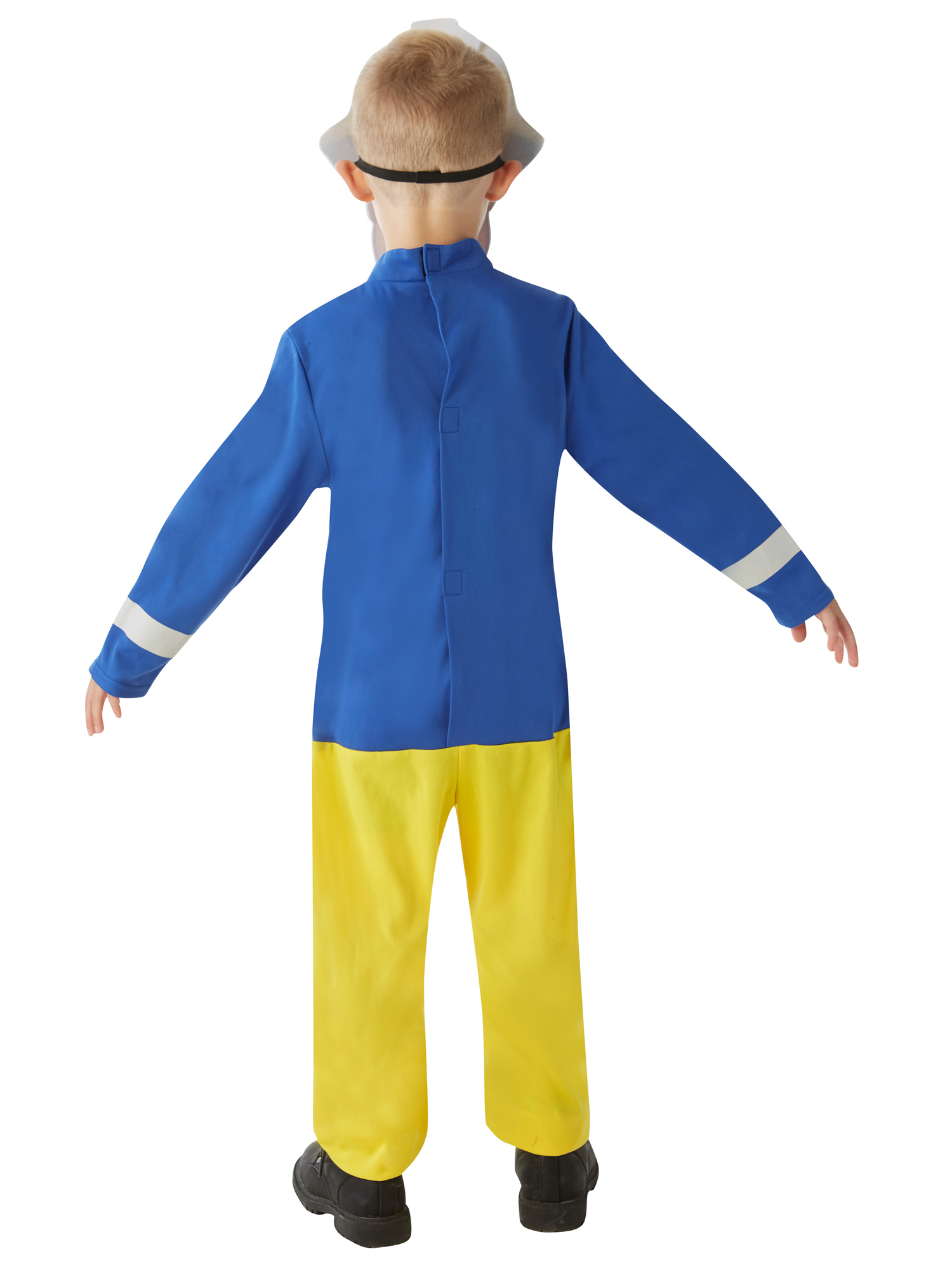 rubies-feuerwehrmann-sam-kost-m-blau-gelb-anzug-mit-maske image 2