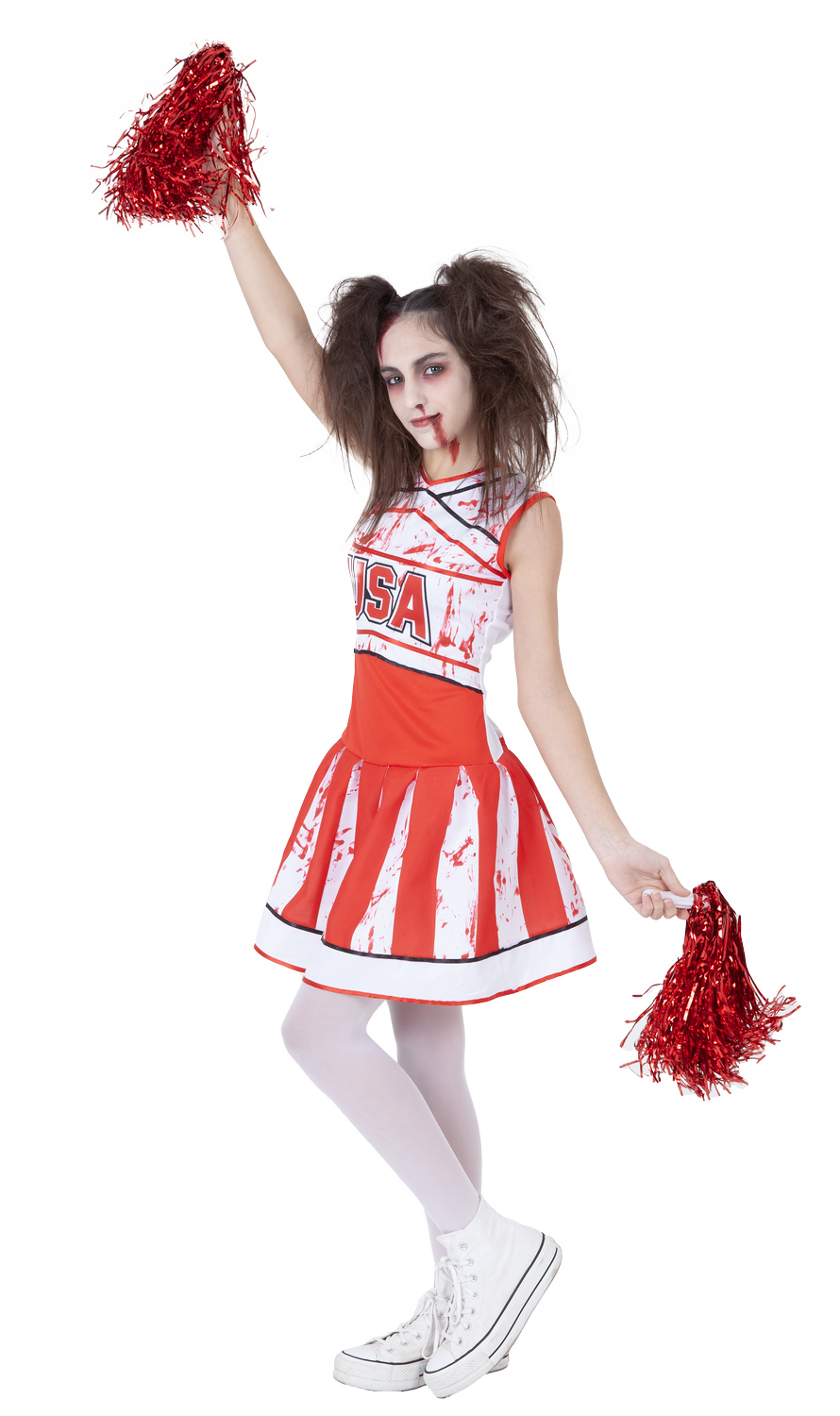 rubies-pompon-girl-cheerleader-kost-m-11-13-jahre-m-dchen image 1