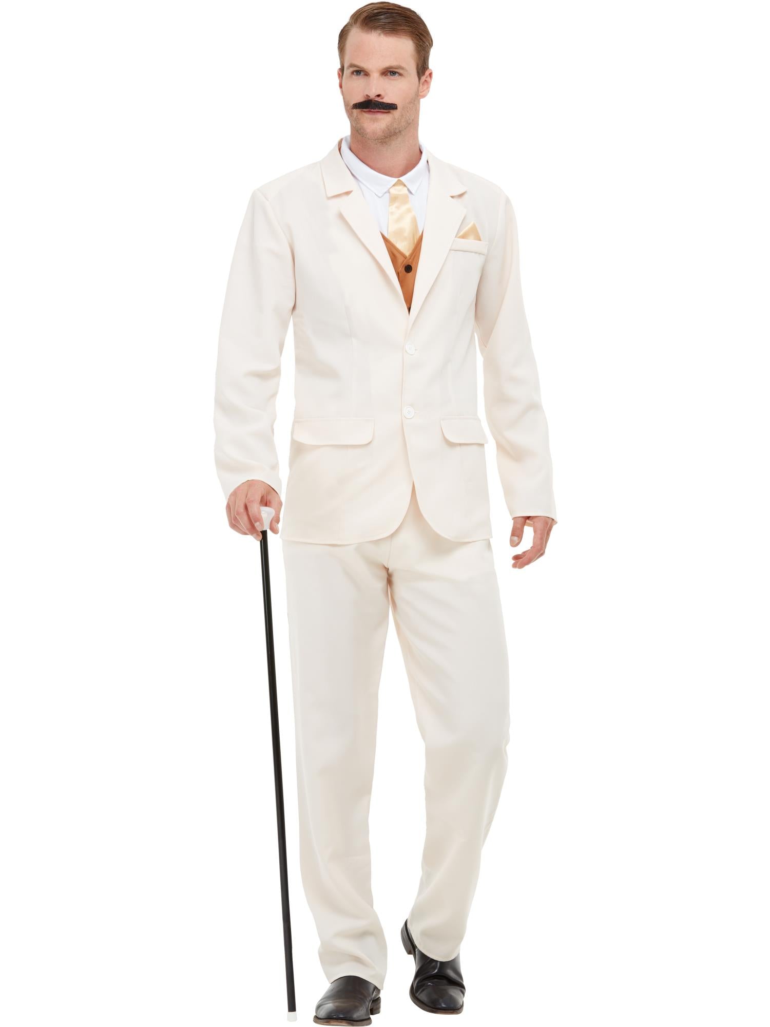 smiffys-fever-20er-jahre-gent-kost-m-herren-creme-xl image 1