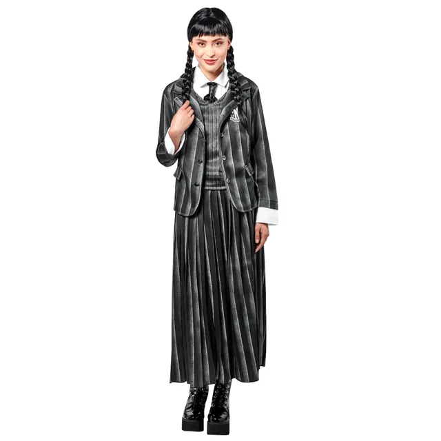 rubie-s-deluxe-wednesday-kost-m-damen-xl-schwarz image 1