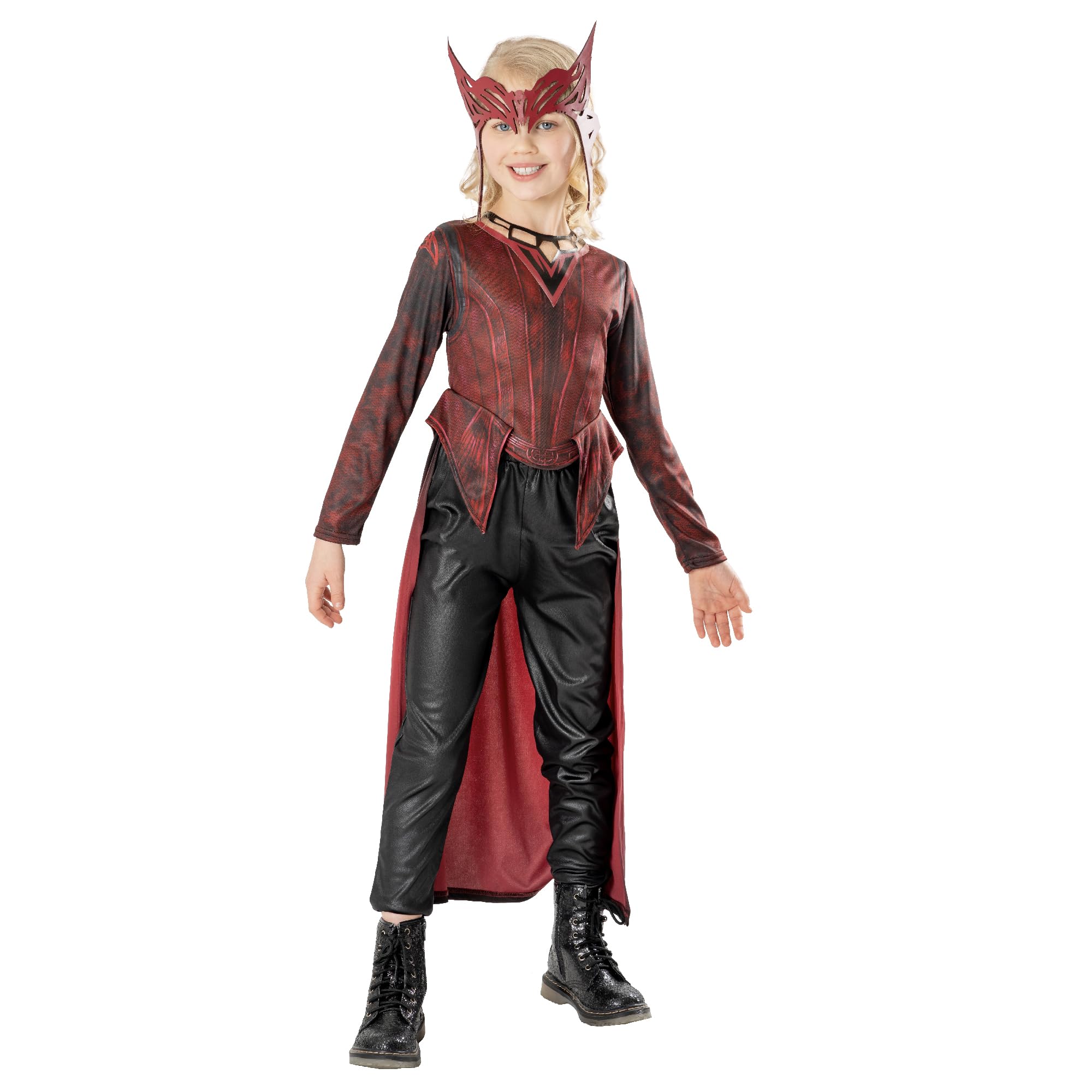 rubie-s-deluxe-scarlet-witch-kinderkost-m-3-4-jahre-hexe image 1