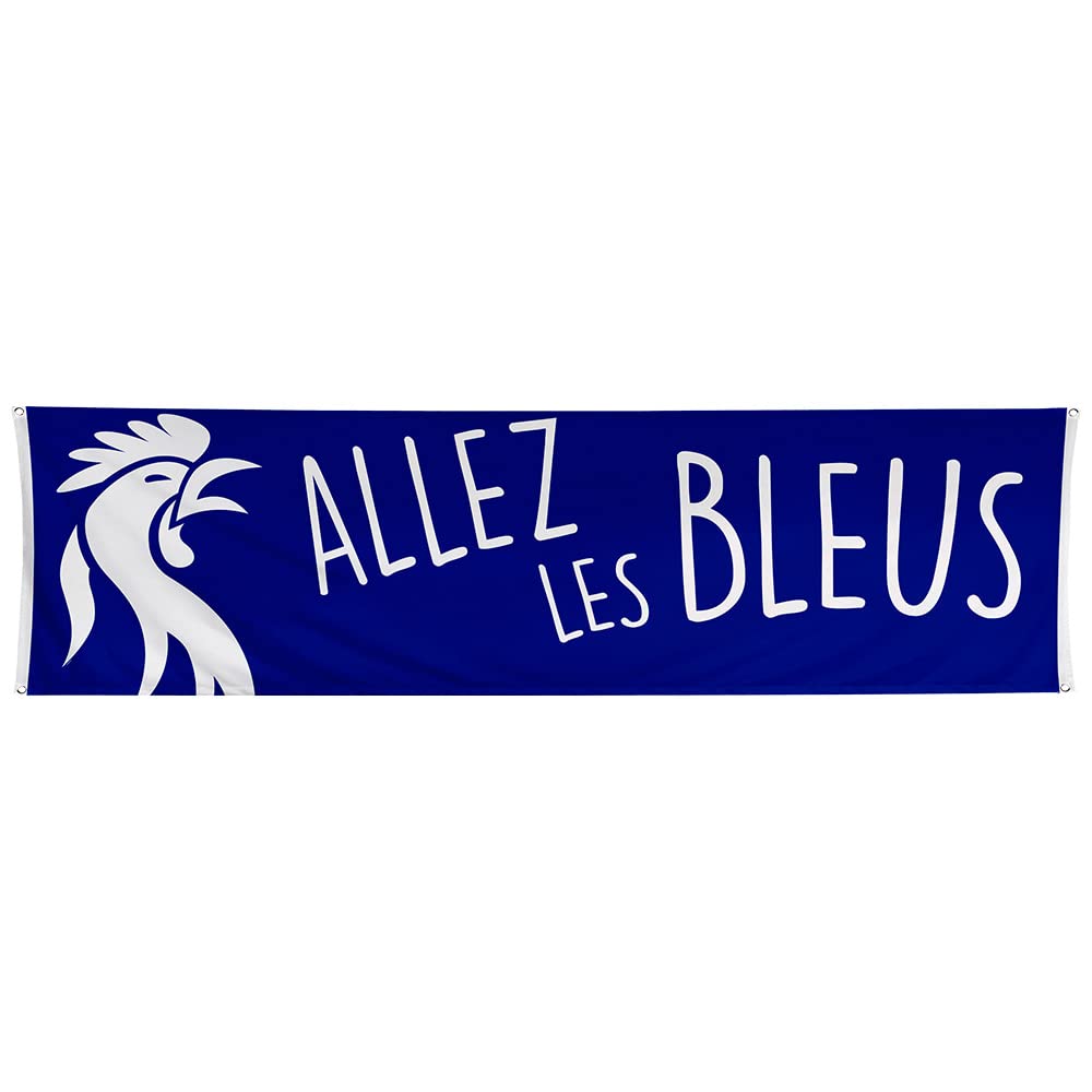 boland-banner-frankreich-allez-les-bleus-deko-180x50-cm image 1