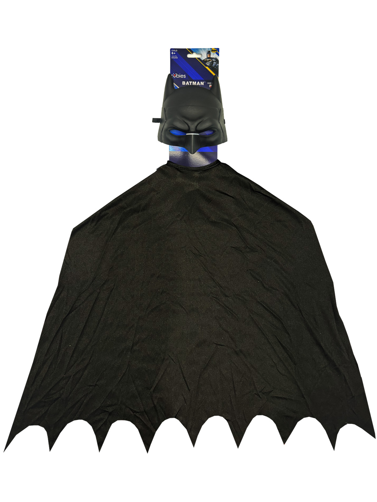 rubies-batman-cape-maske-set-kinder-schwarz-dc-comics image 2