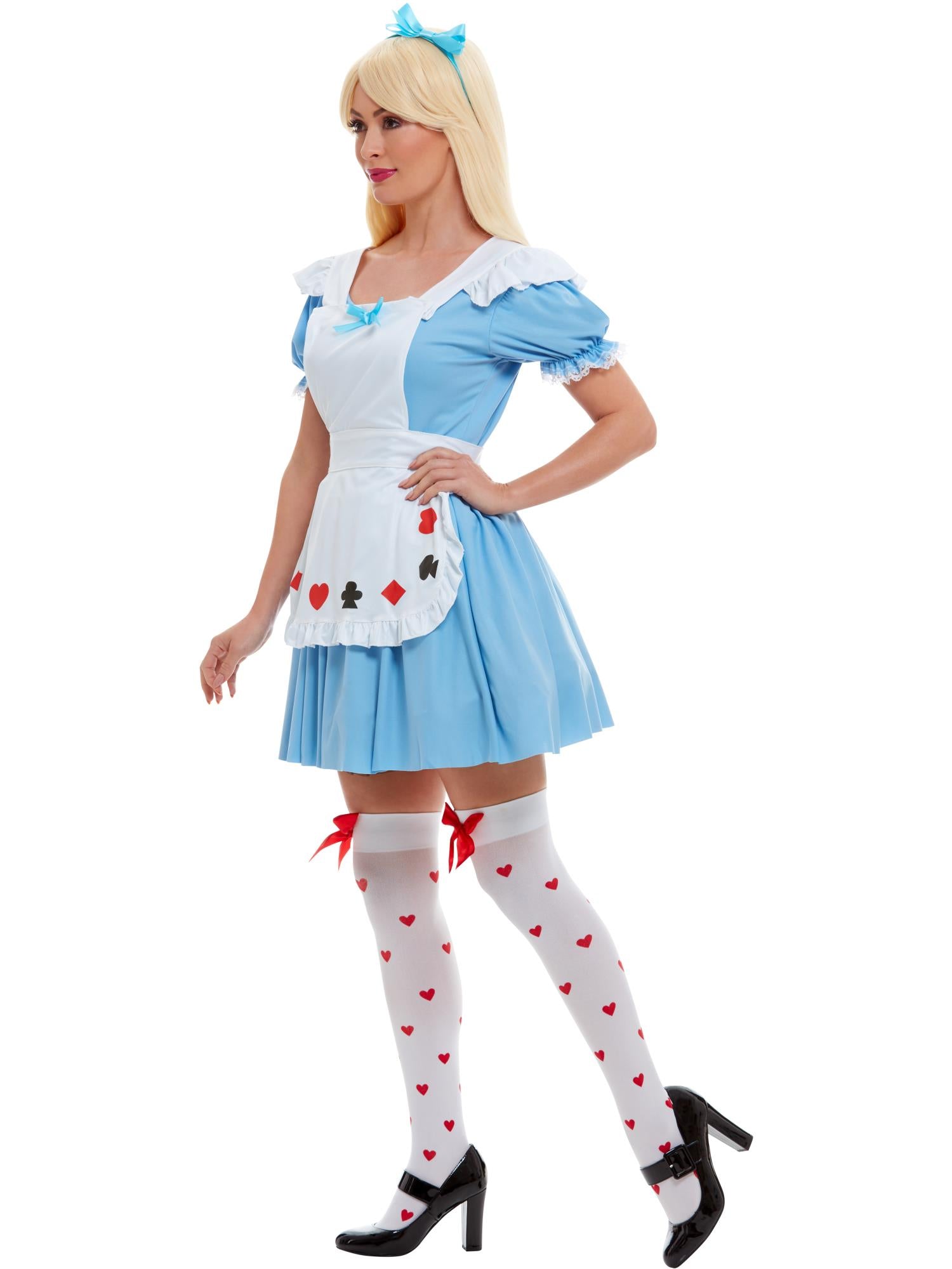 smiffys-fever-deck-of-cards-girl-kost-m-blau-s image 3
