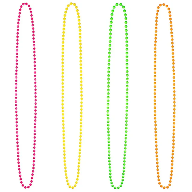 boland-neon-uv-halsketten-set-neon-4-st-ck-80er image 1