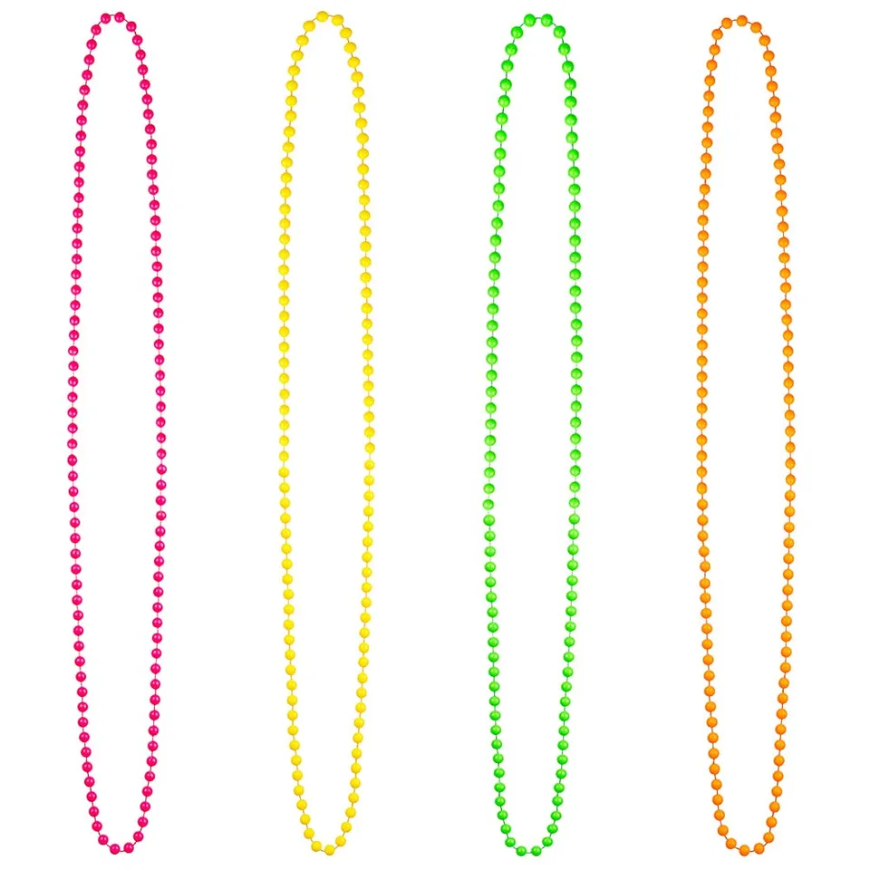 boland-neon-uv-halsketten-set-neon-4-st-ck-80er image 1