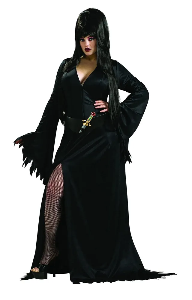 rubie-s-deluxe-elvira-kost-m-damen-plus-gothic-kleid image 1