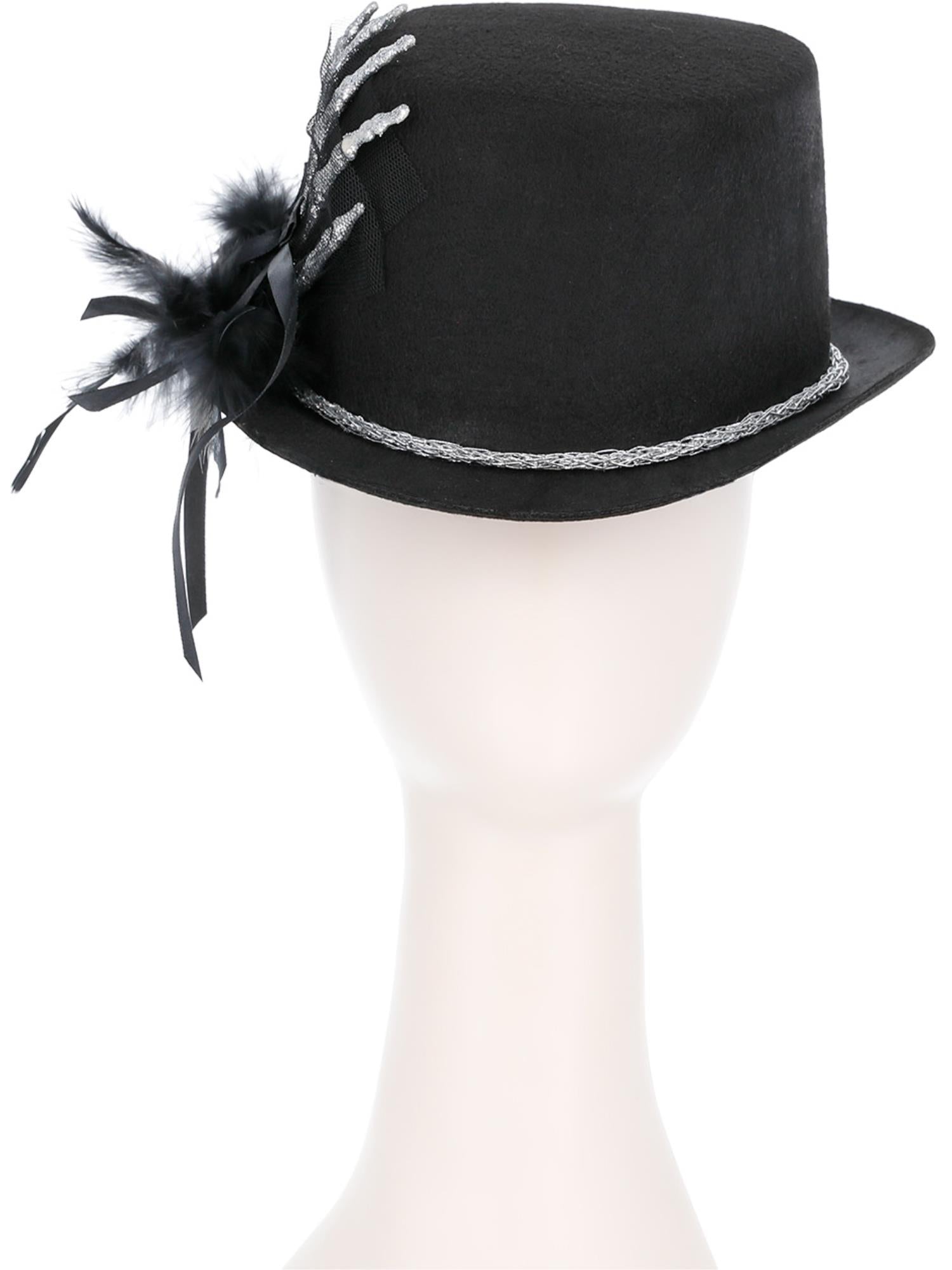 smiffys-fever-zylinder-schwarz-skelett-hut-damen image 3