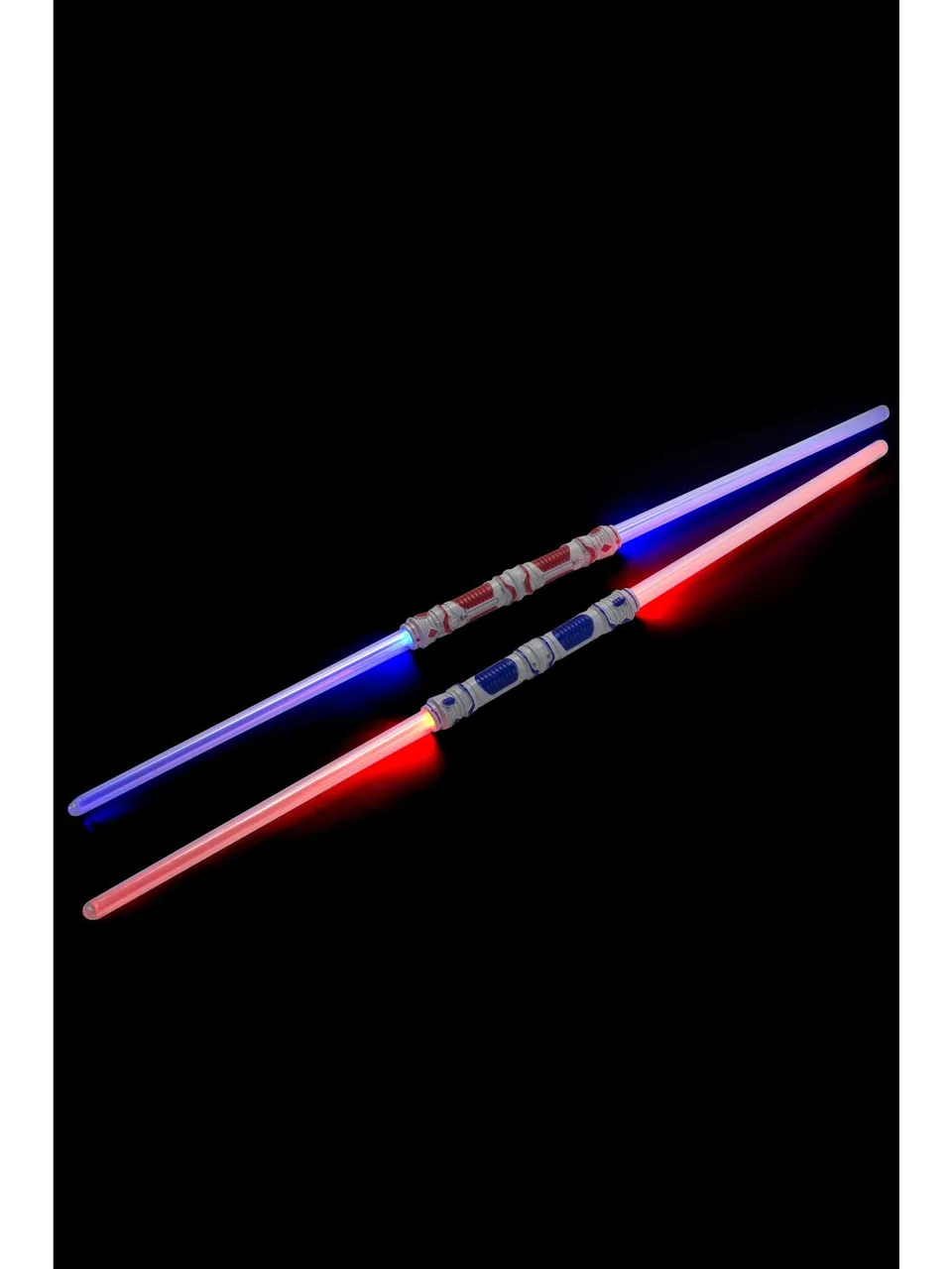 smiffys-time4fun-lichtschwert-doppelt-led-55cm-2er-set image 1