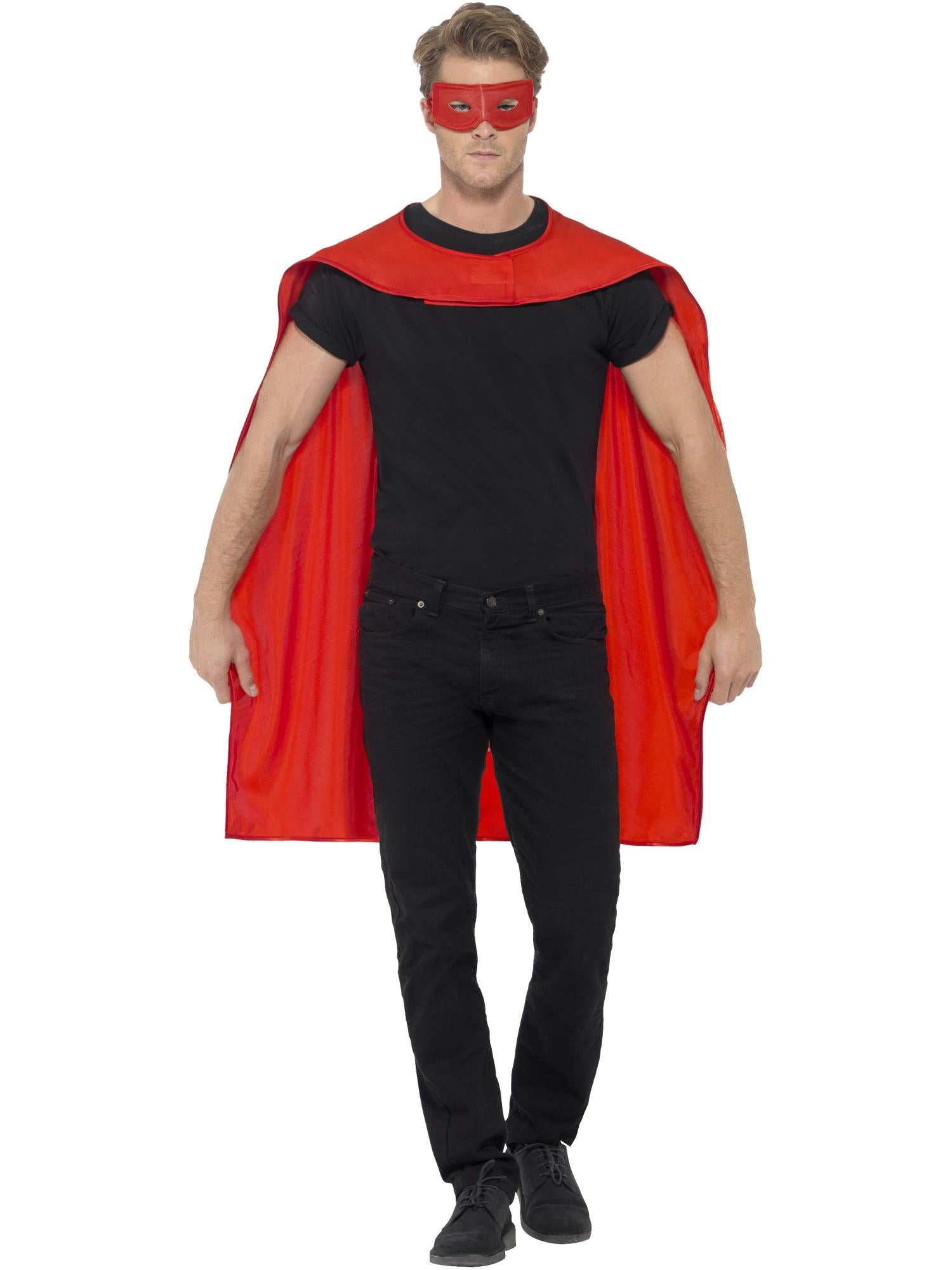 smiffys-fever-cape-rot-mit-augenmaske image 1
