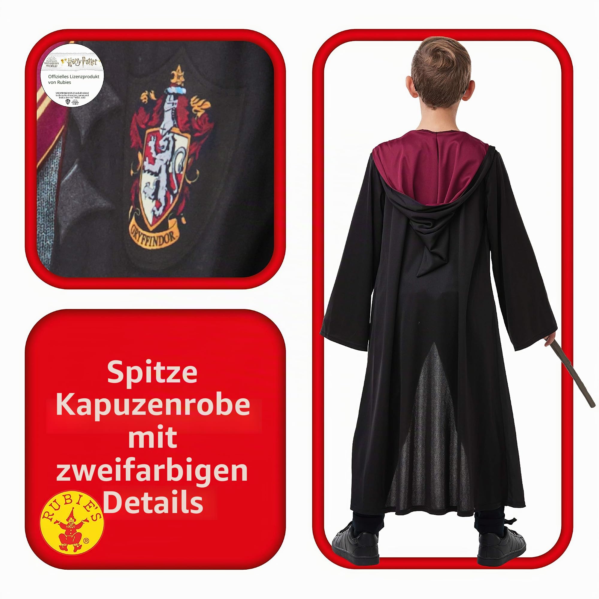 rubie-s-deluxe-harry-potter-gryffindor-umhang-set-9-10-jahre image 3