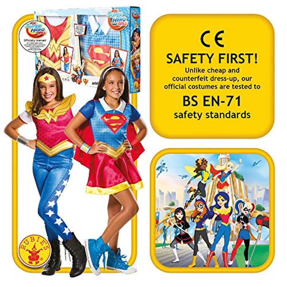rubie-s-deluxe-supergirl-wonder-woman-kost-m-doppelpack-m-dchen image 2