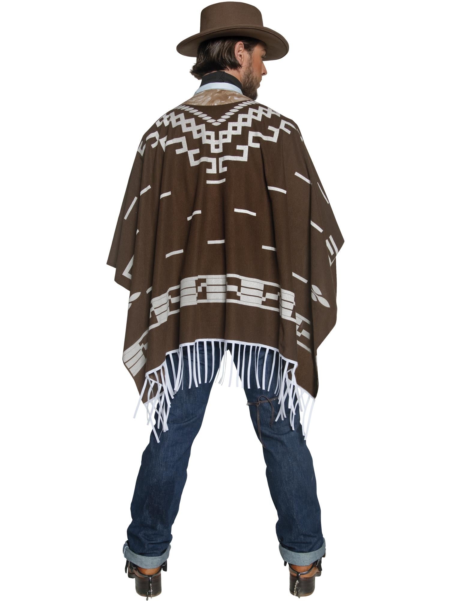 smiffys-fever-western-gunman-kost-m-braun-poncho-m image 2