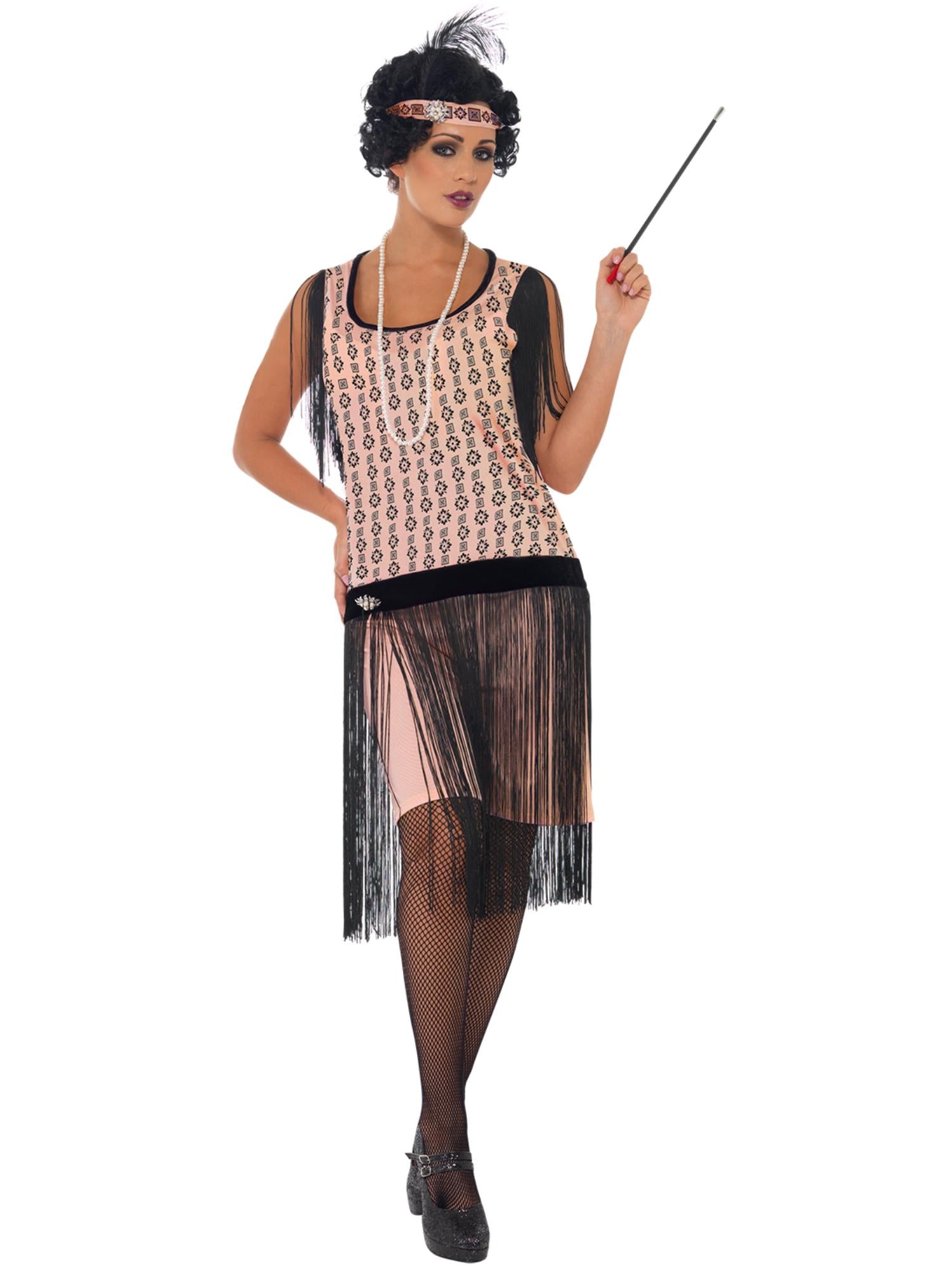 smiffys-fever-1920s-coco-flapper-kost-m-rosa-damen image 4