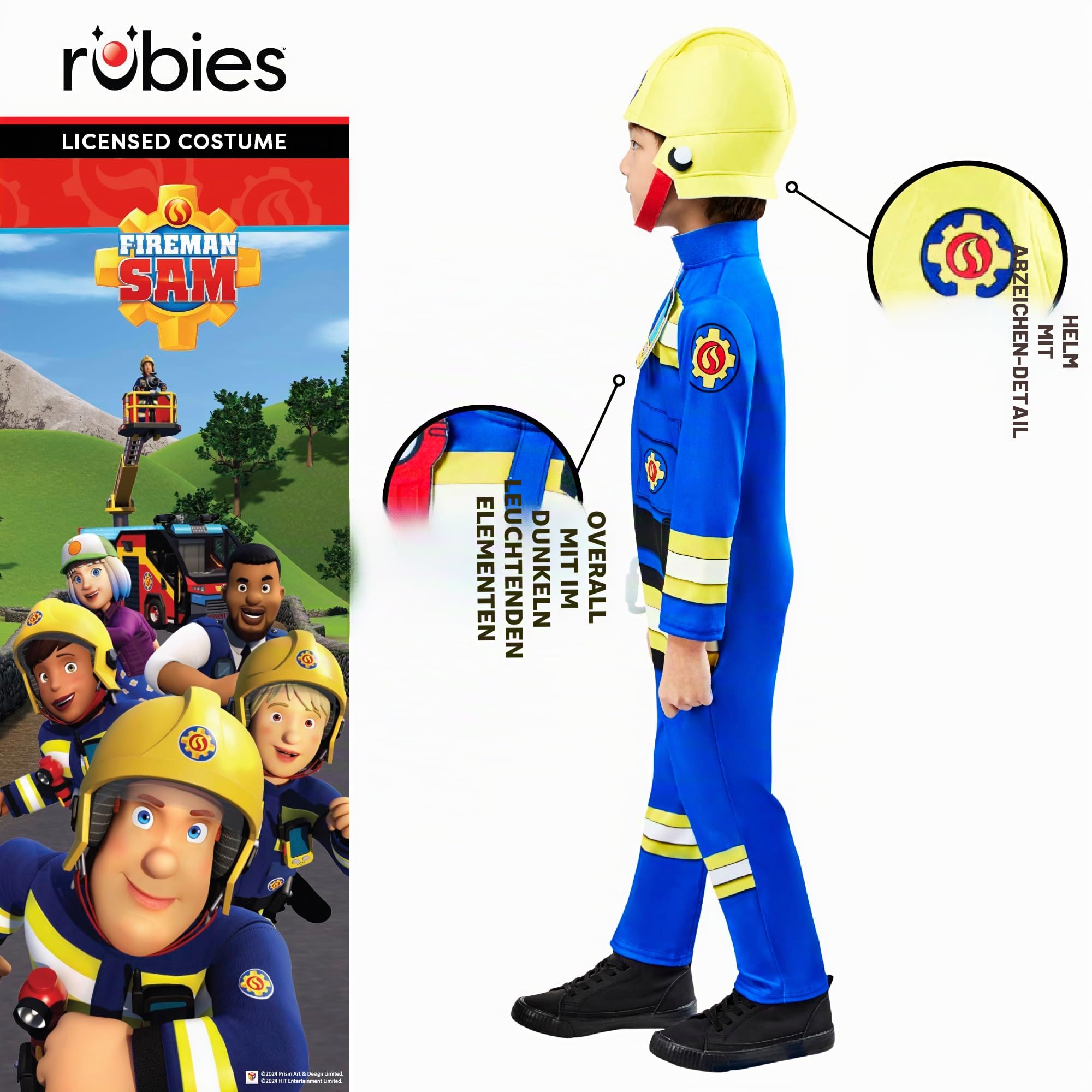 rubie-s-deluxe-feuerwehrmann-sam-kost-m-kinder-3-4-jahre image 3