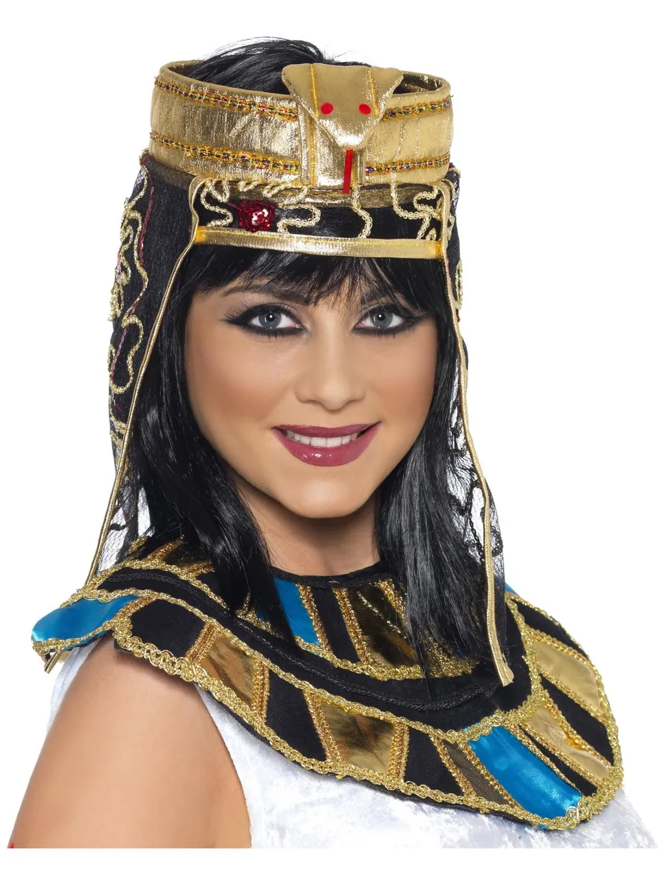 smiffys-fever-gypten-kopfschmuck-gold-mit-kobra image 1