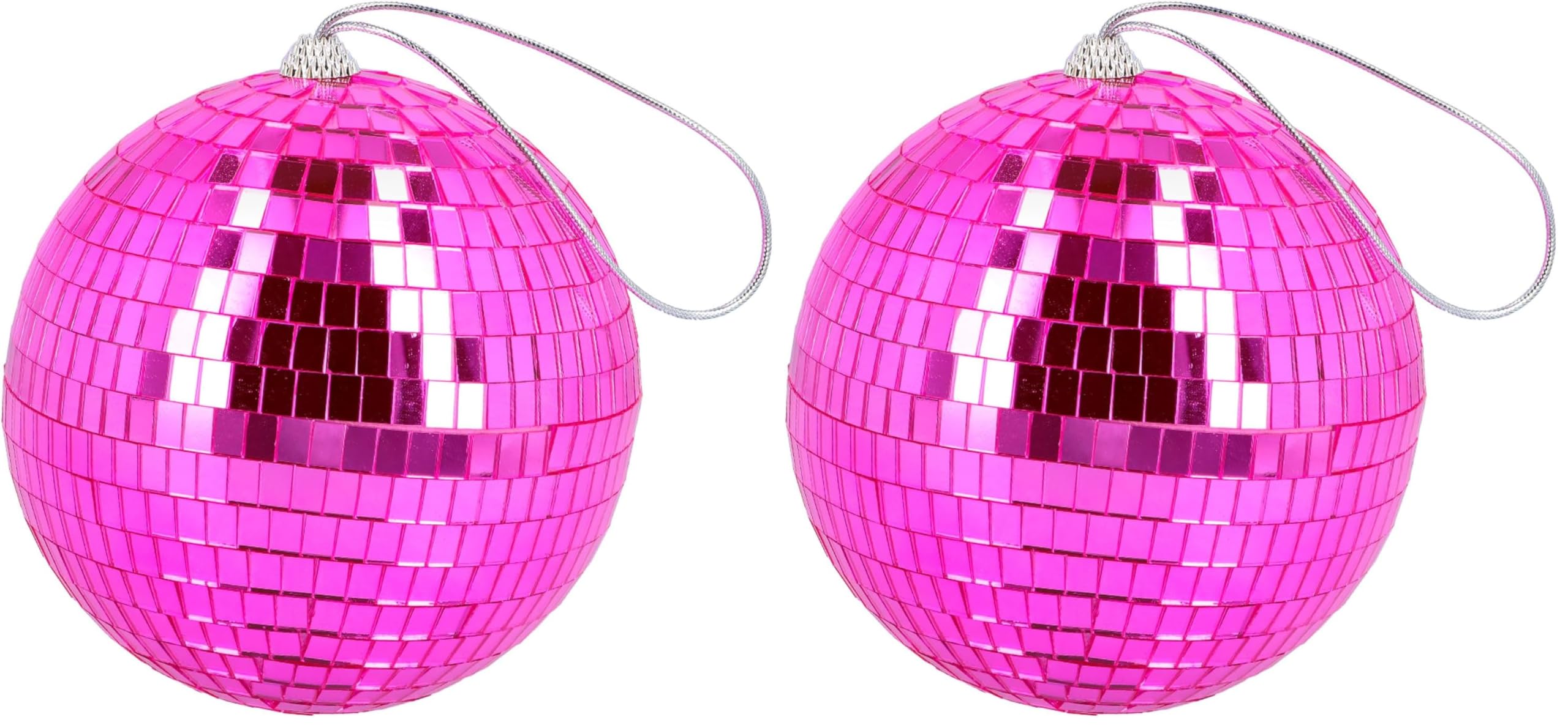 boland-discokugel-disco-fever-deko-rosa-15-cm-h-ngedeko image 4