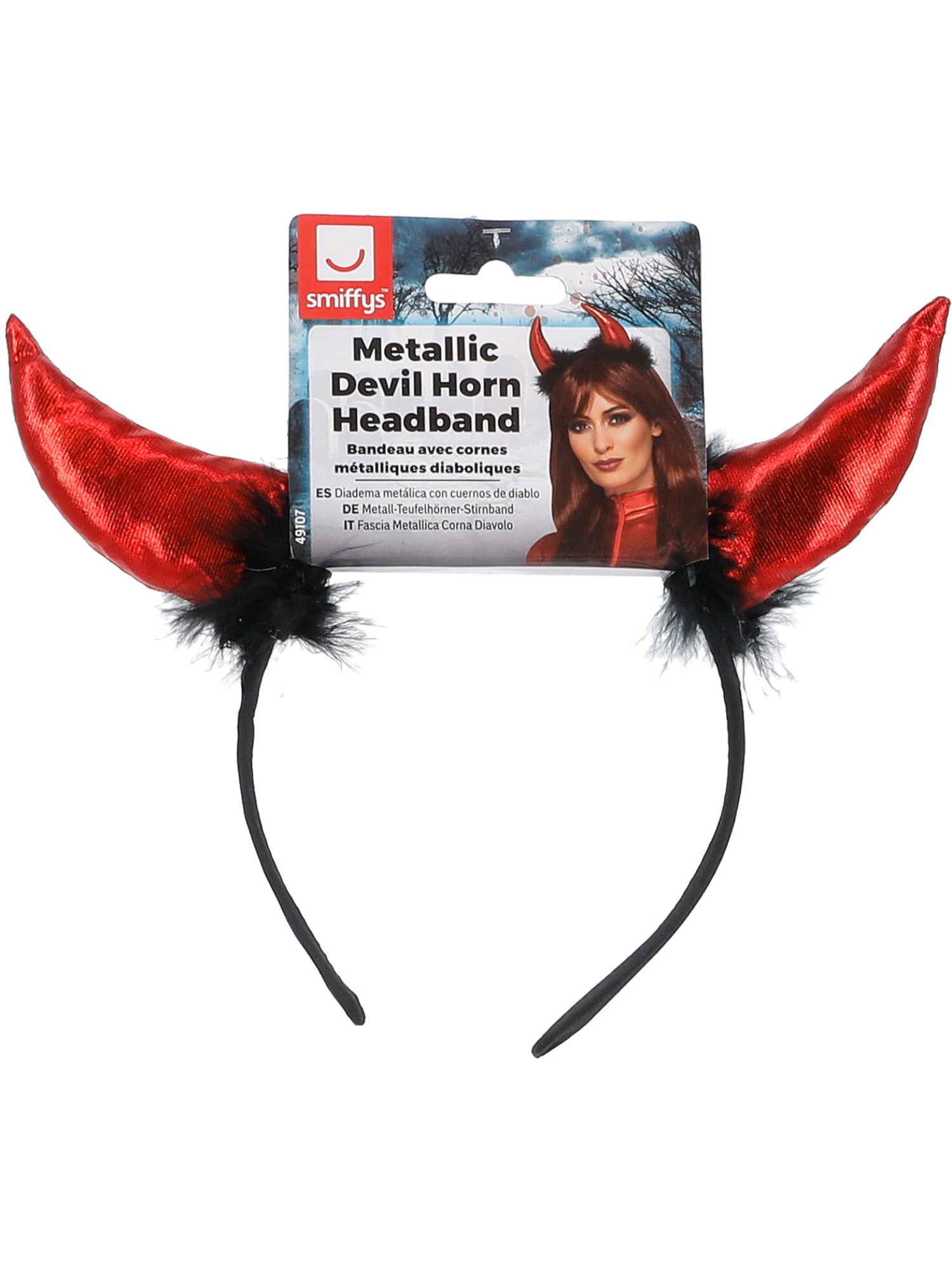 smiffys-fever-metallic-devil-horns-haarreif-rot-schwarz-teufel image 3