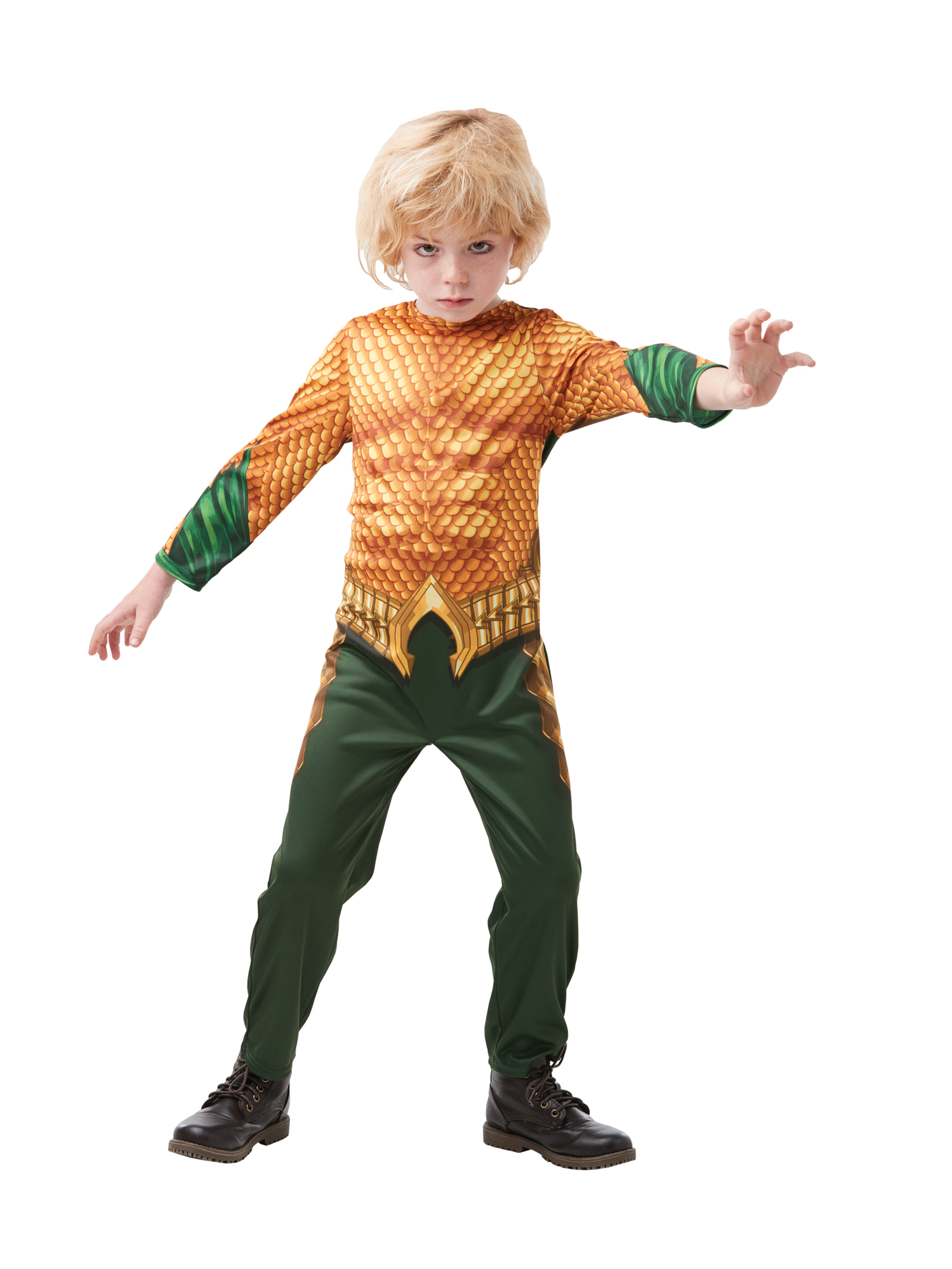 rubies-aquaman-movie-kost-m-gr-n-gold-jersey-overall image 2