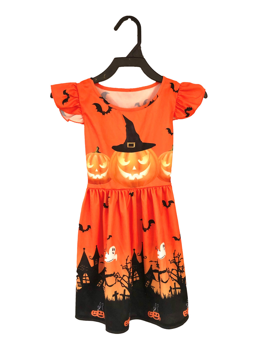 rubies-k-rbis-kleid-kost-m-orange-mit-tasche image 3
