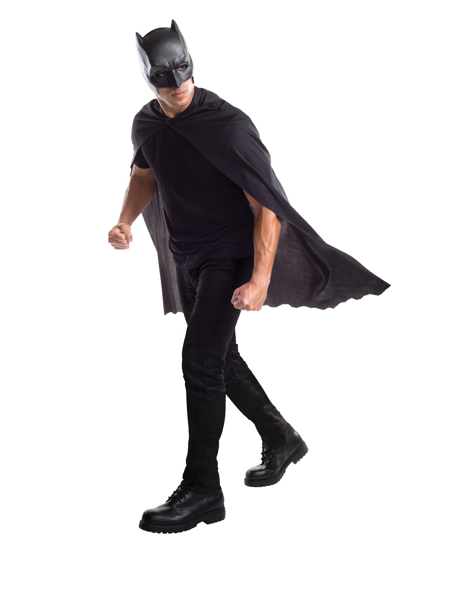 rubie-s-deluxe-batman-umhang-mit-maske-herren image 1