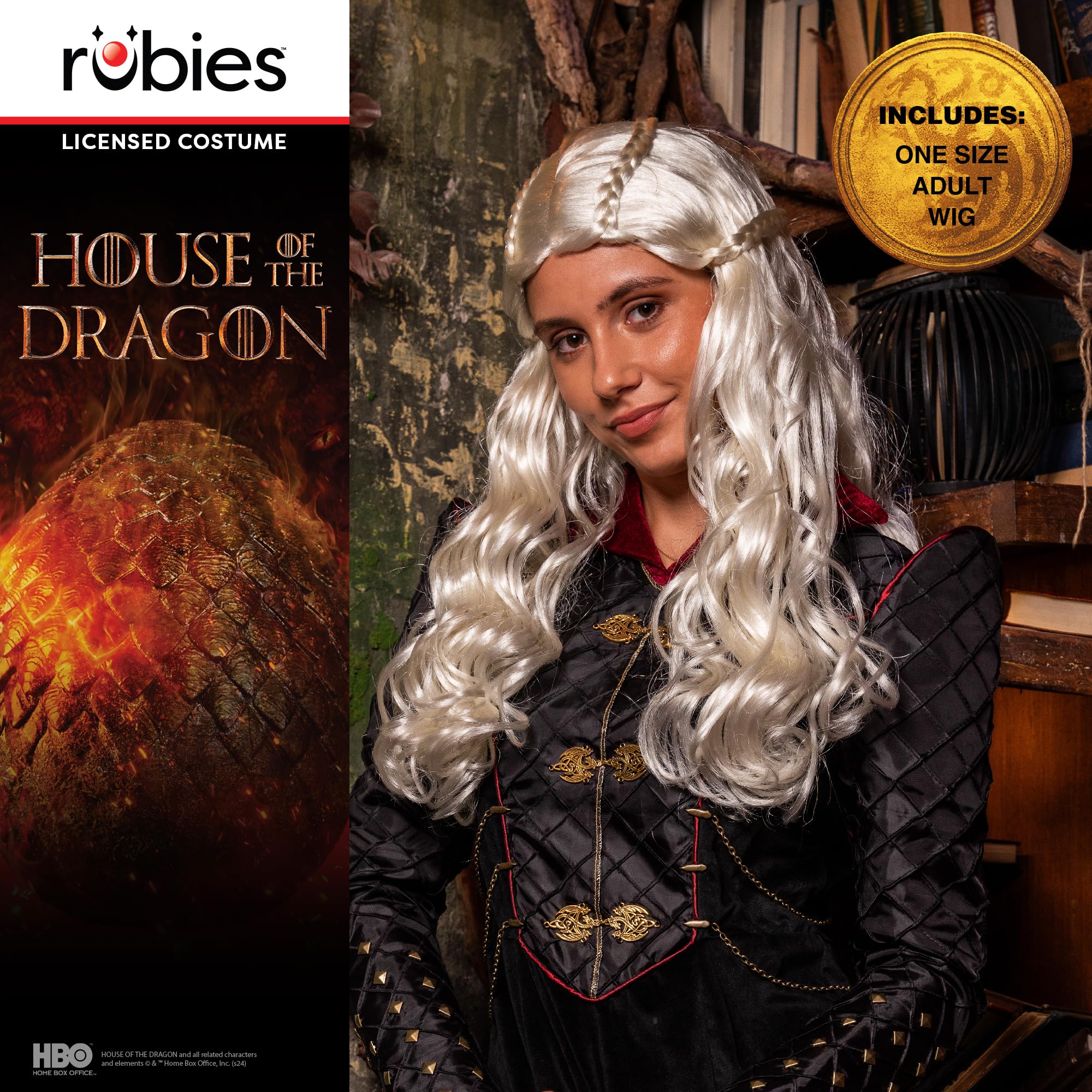 rubie-s-deluxe-daemon-targaryen-per-cke-damen-silberblond image 3