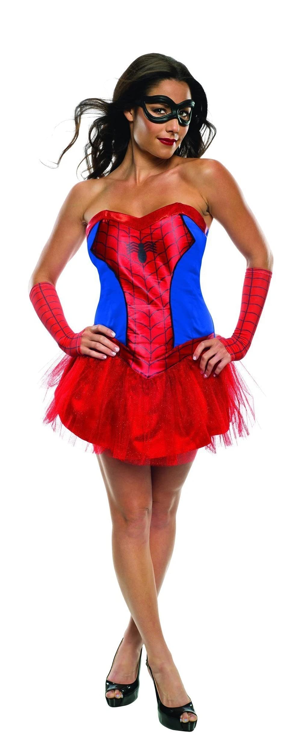 secret-wishes-marvel-spiderlady-tutu-kleid-uk-6-8-mit-maske image 6