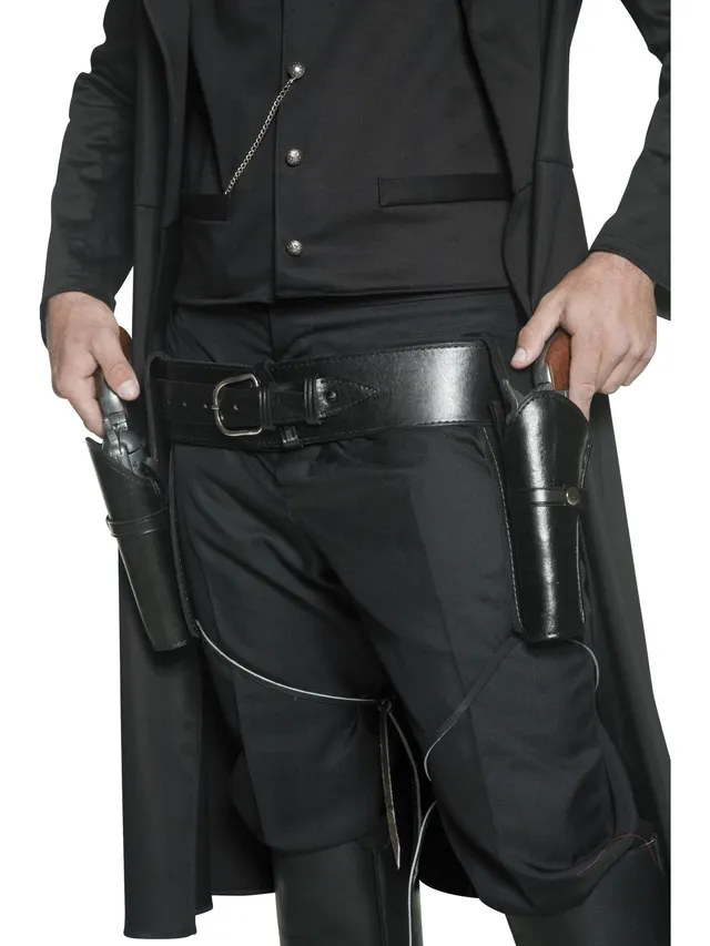 smiffys-fever-western-g-rtel-holster-schwarz image 1