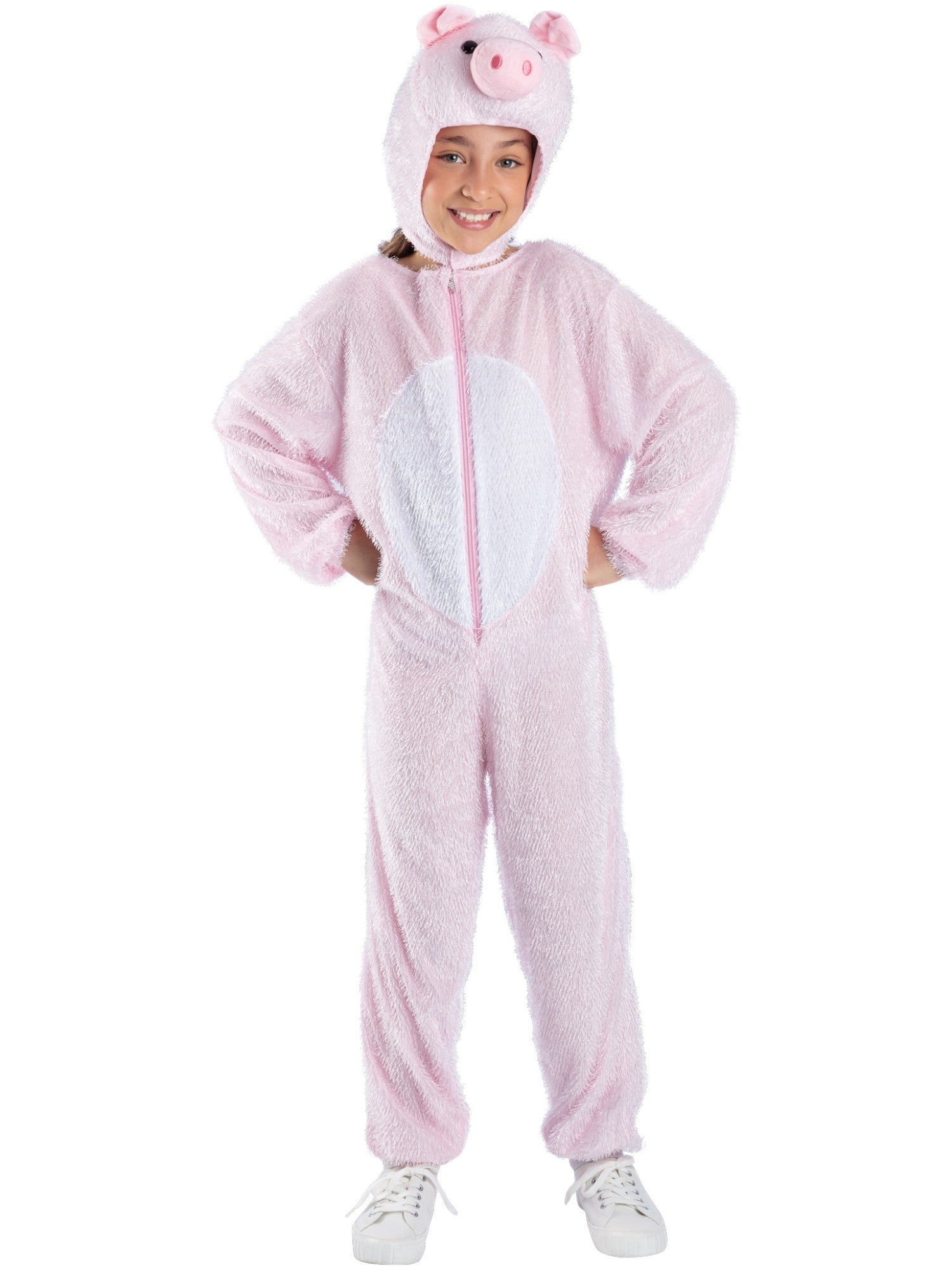 smiffys-fever-schwein-kost-m-kinder-rosa-pl-sch-overall image 1