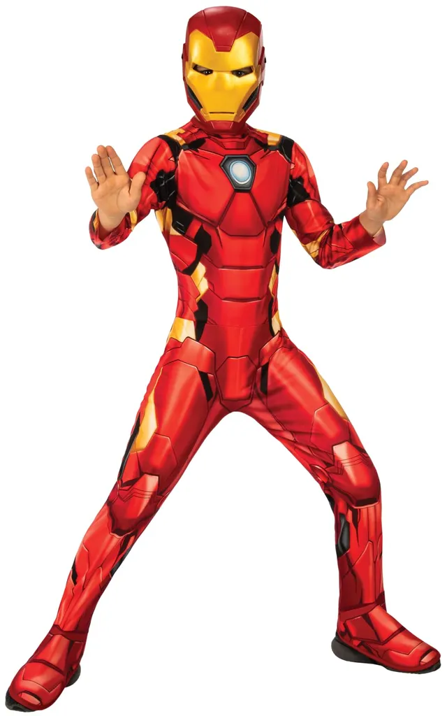 rubie-s-deluxe-iron-man-kost-m-kinder-small-5-6-jahre-mit-maske image 1