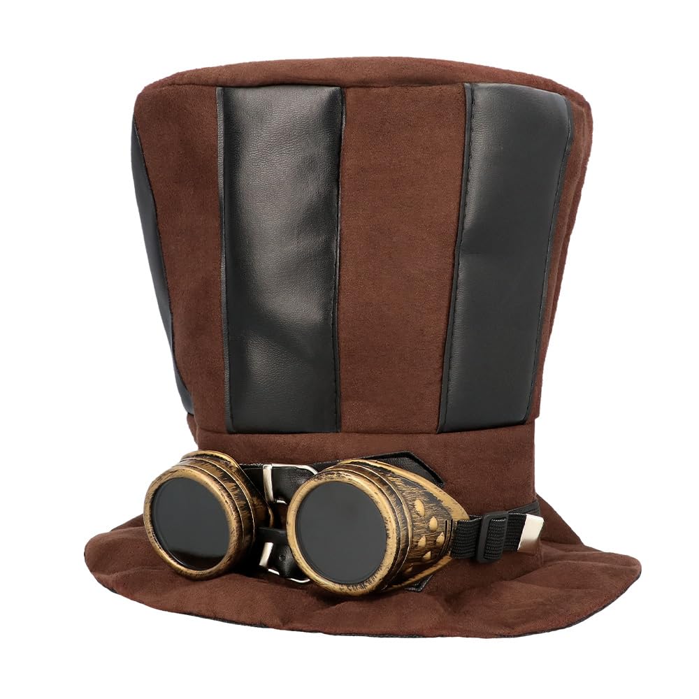 boland-headwear-steampunk-hut-braun-schwarz-einheitsgr-e image 2