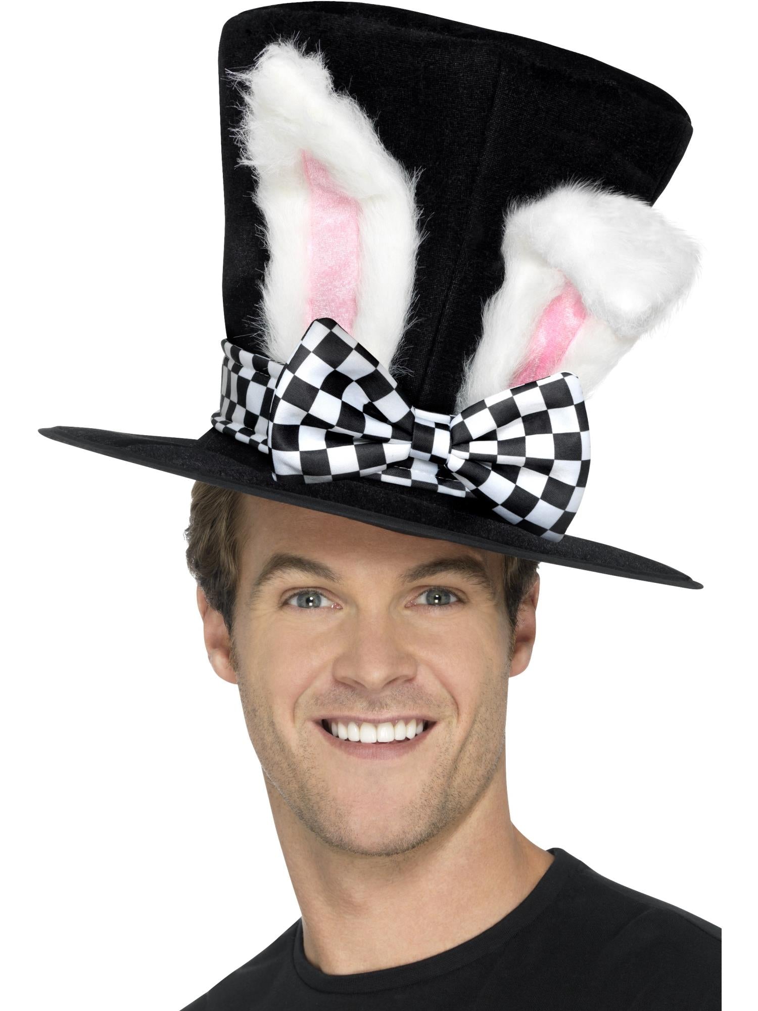 smiffys-fever-tea-party-march-hare-top-hat-zylinder-schwarz image 2