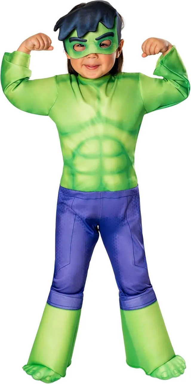 rubie-s-deluxe-hulk-kost-m-kinder-2-3-jahre-marvel image 1