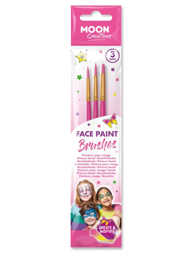 moon-creations-schminkpinsel-set-rosa-3-tlg-gesicht image 1