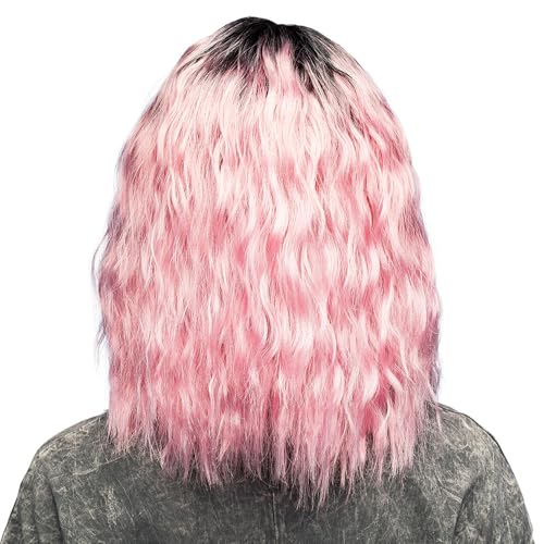 boland-ethel-per-cke-schwarz-rosa-ombre-halblang-kunsthaar image 7