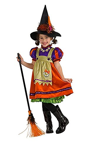 rubie-s-deluxe-orange-witch-kinderkost-m-l-12-14-hexe image 3